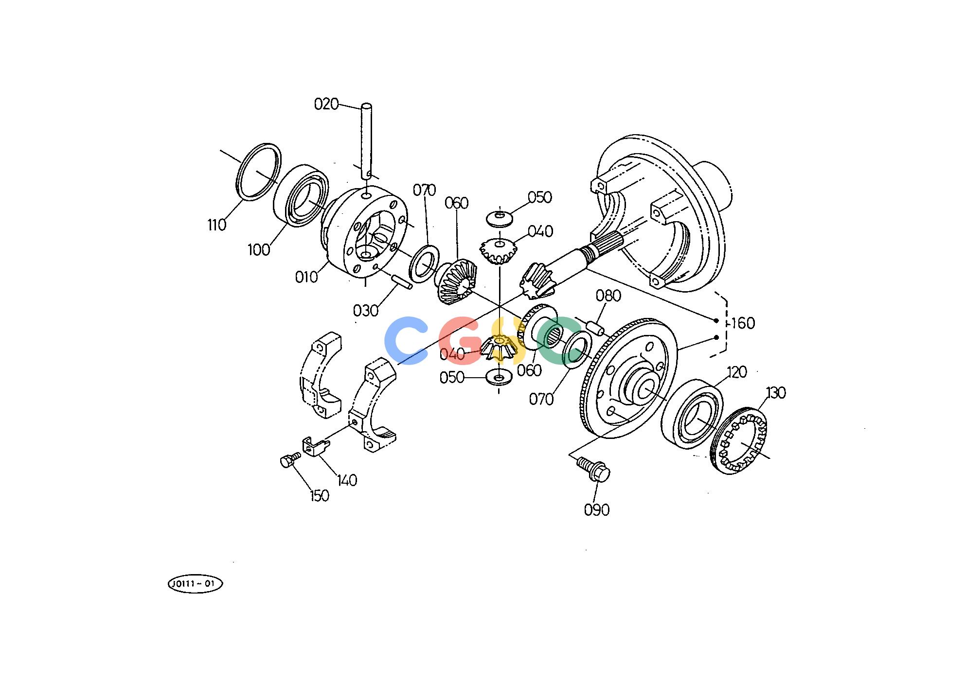 久保田零件查询T07900 FRONT DIFFERENTIAL FRONT AXLE AND FRONT WHEELEPC Kubota online