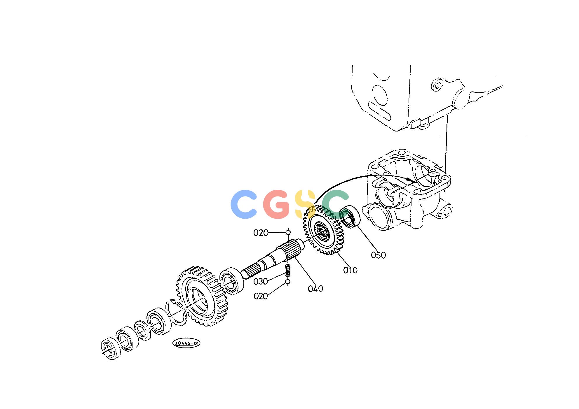 久保田零件查询T08101 FRONT WHEEL DRIVE SHAFT [WITH MID PTO] FRONT AXLE AND FRONT WHEELEPC Kubota online