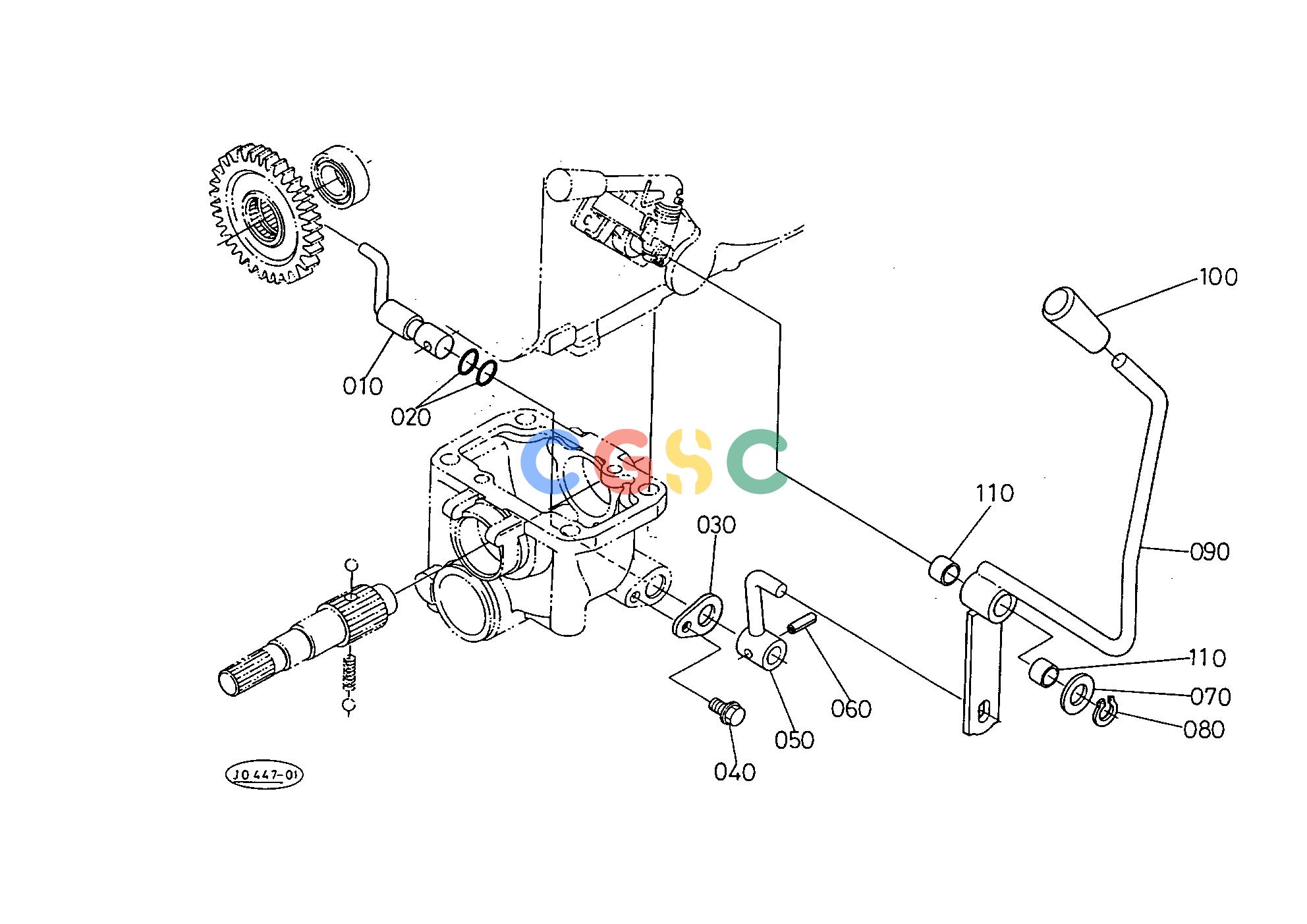 久保田零件查询T08201 FRONT WHEEL DRIVE LEVER [WITH I.MID PTO] FRONT AXLE AND FRONT WHEELEPC Kubota online