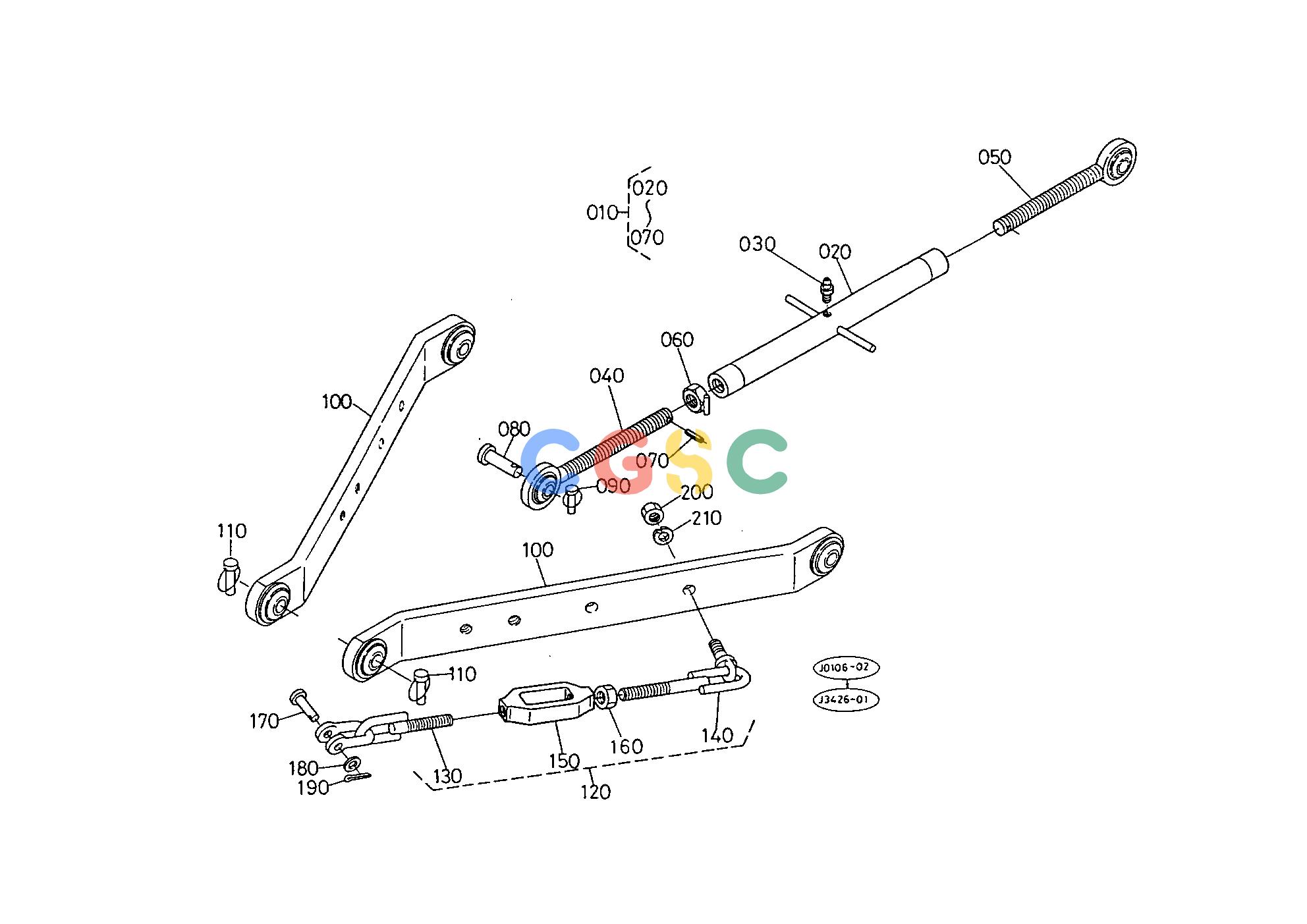 久保田零件查询T11102 3-POINT LINKAGE 1 HYDRAULIC SYSTEMEPC Kubota online