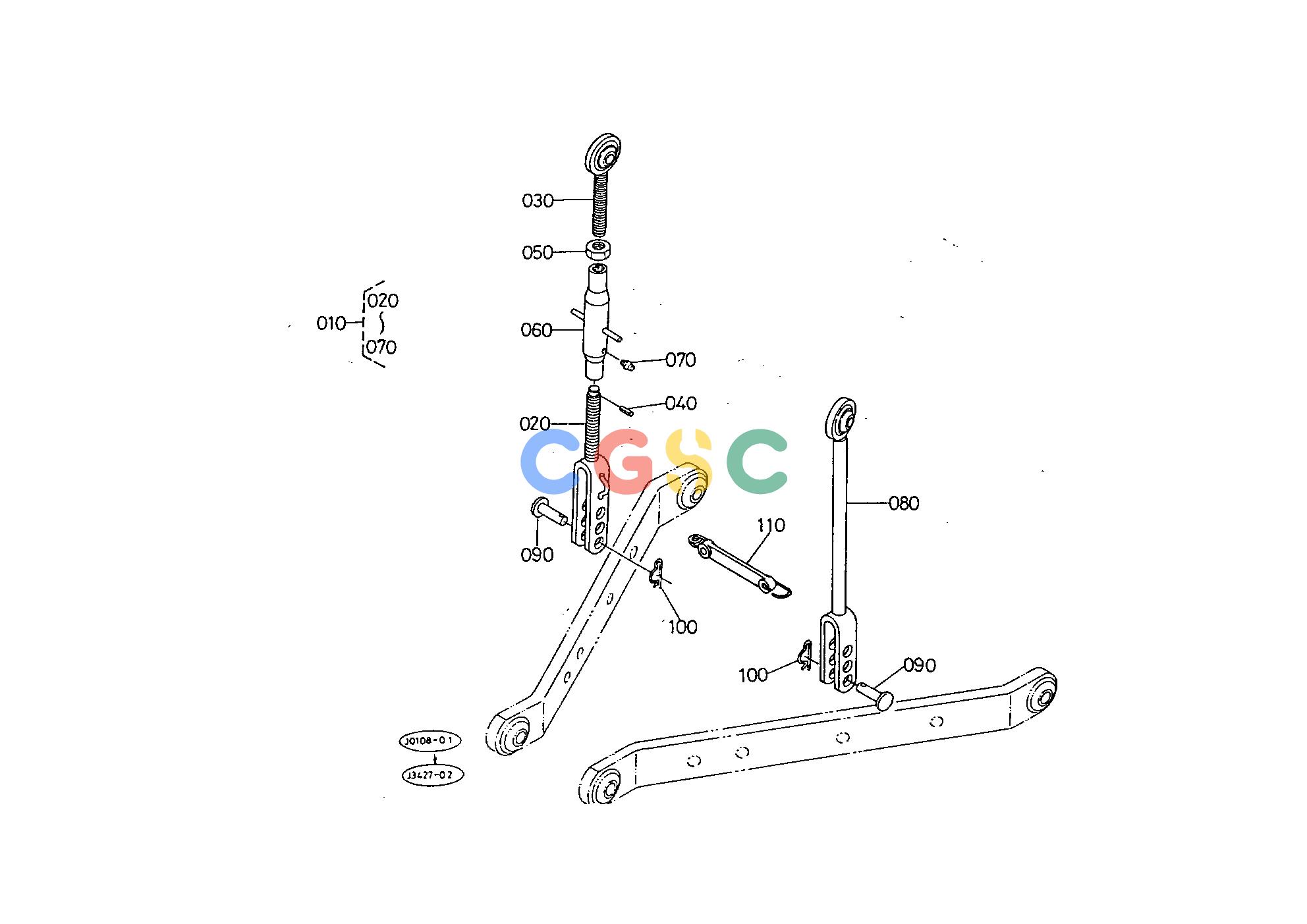 久保田零件查询T11202 3-POINT LINKAGE 2 HYDRAULIC SYSTEMEPC Kubota online