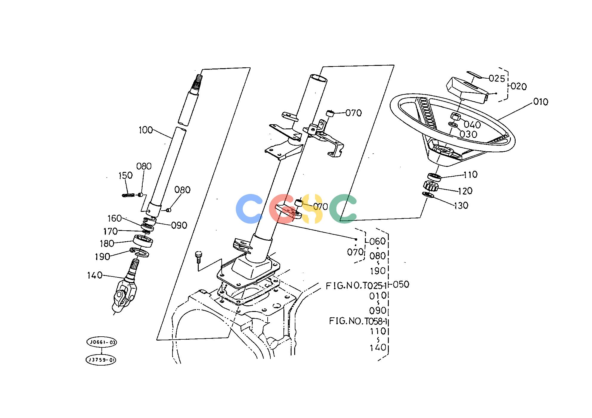 久保田零件查询T09001 STEERING HANDLE ## S.No.;<=80188 STEERINGEPC Kubota online