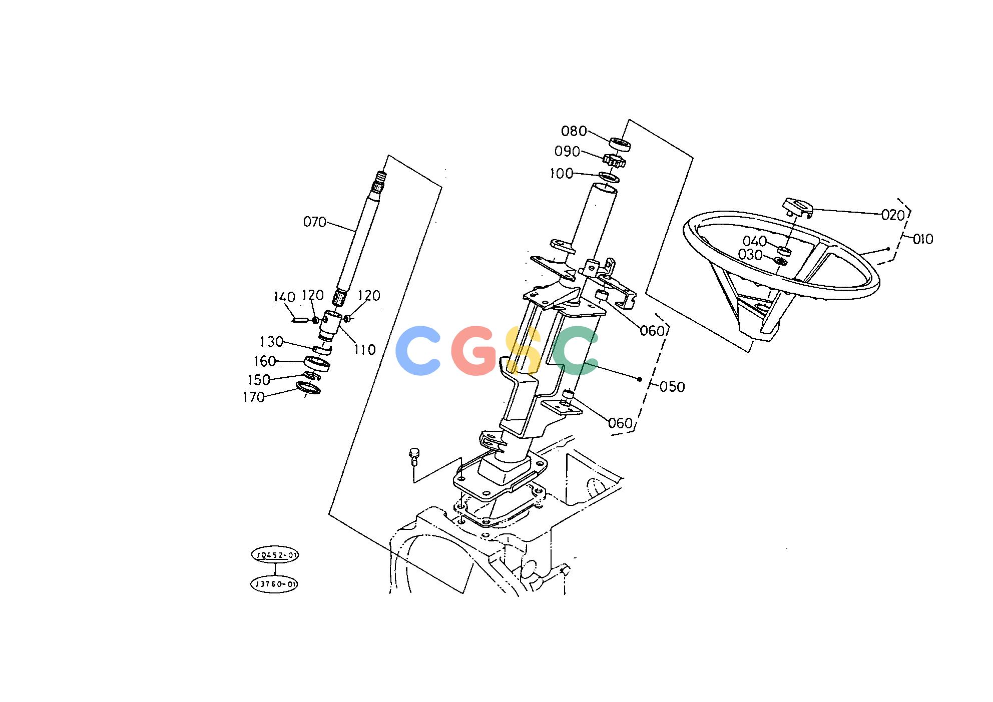 久保田零件查询T09002 STEERING HANDLE ## S.No.;>=80189 STEERINGEPC Kubota online