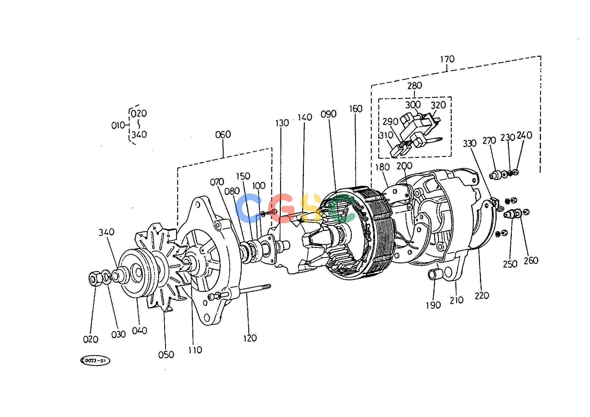久保田零件查询T05901 DYNAMO [COMPONENT PARTS] ELECTRICAL SYSTEMEPC Kubota online