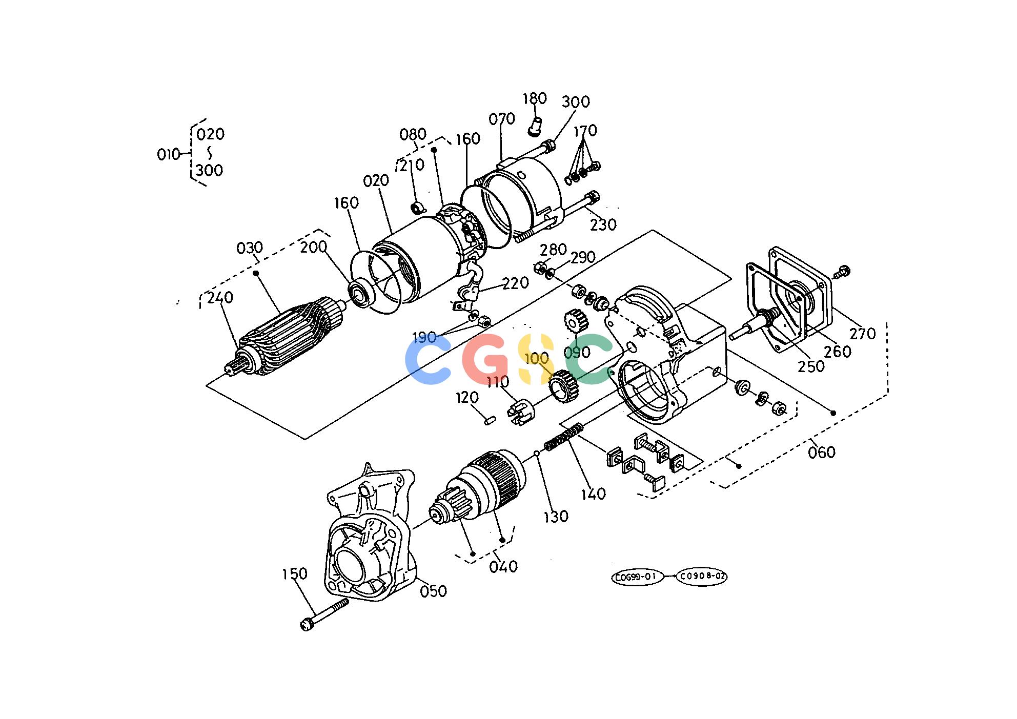 久保田零件查询T06101 STARTER [COMPONENT PARTS] ## S.No.;<=81624 ELECTRICAL SYSTEMEPC Kubota online