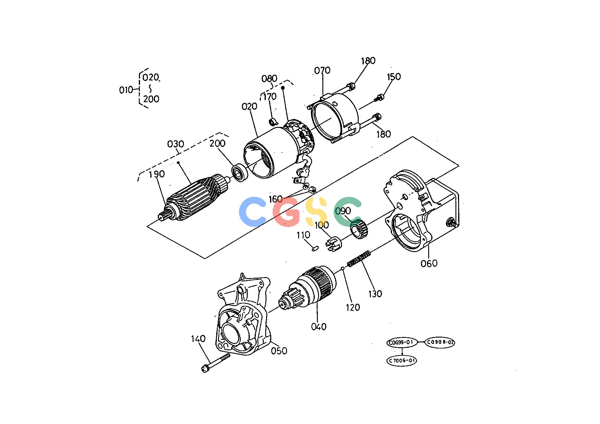 久保田零件查询T06102 STARTER [COMPONENT PARTS] ## S.No.;>=81625 ELECTRICAL SYSTEMEPC Kubota online