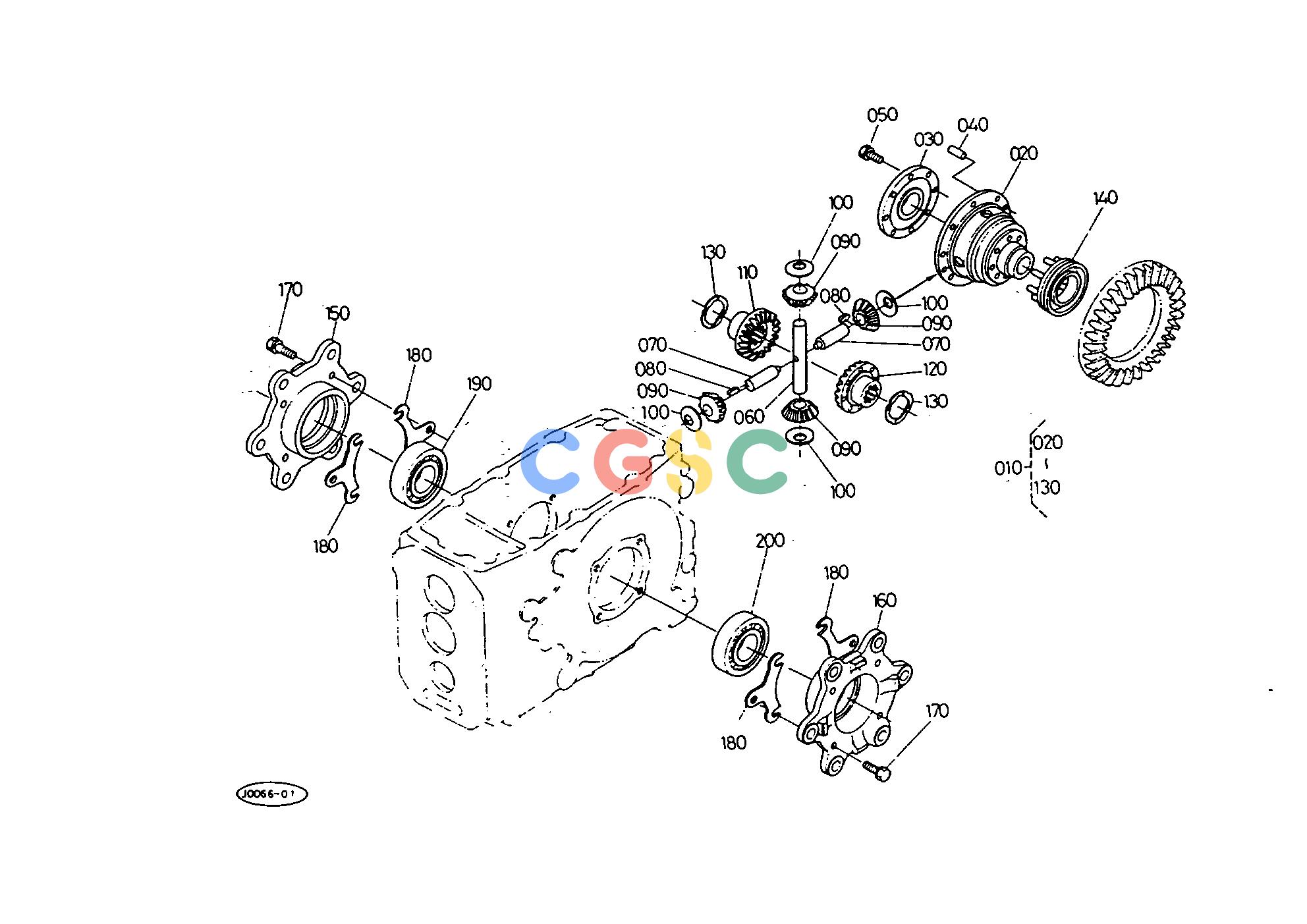 久保田零件查询T09100 REAR DIFFERENTIAL REAR AXLE AND REAR WHEELEPC Kubota online