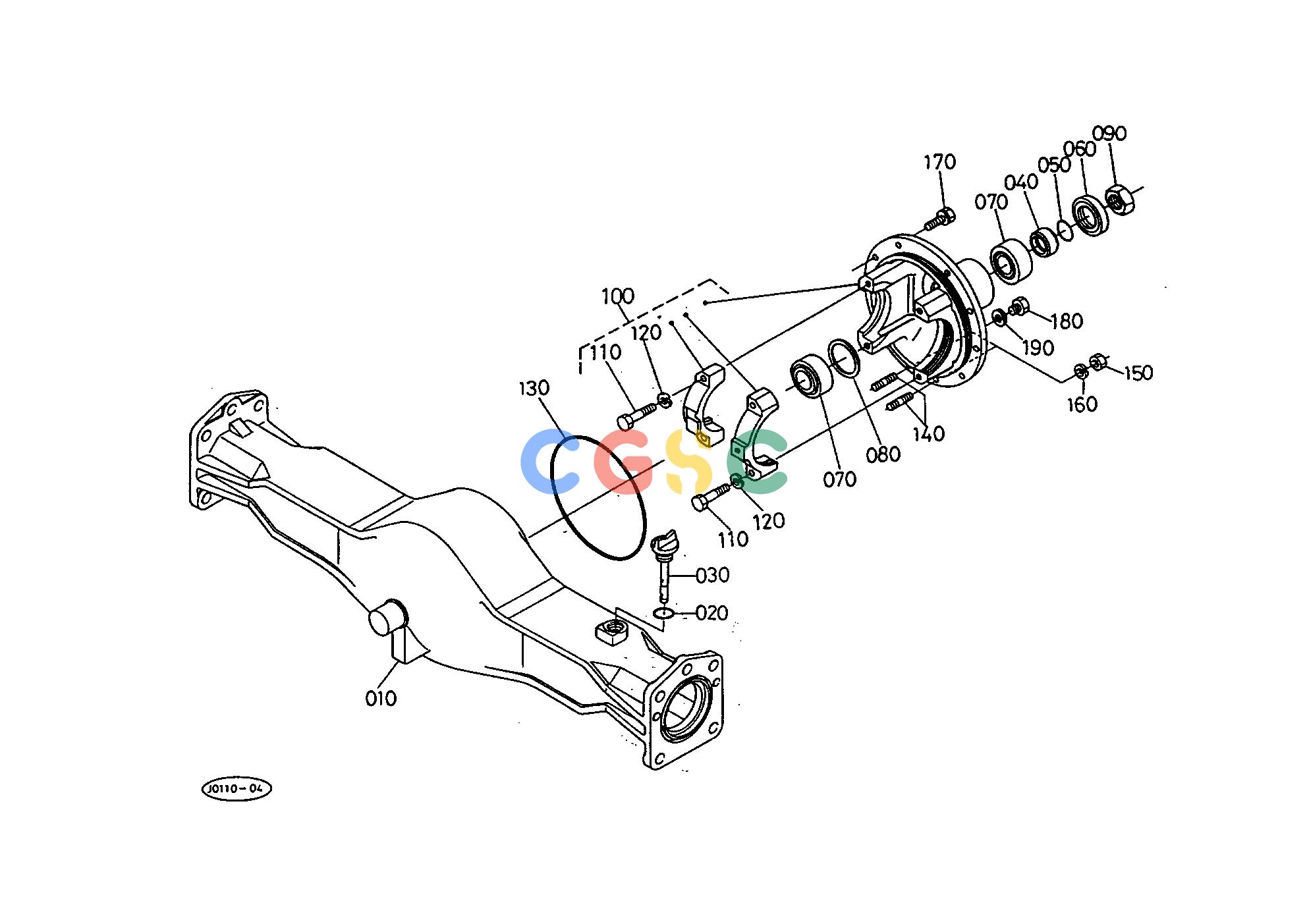 久保田零件查询T10000 FRONT DIFF.CASE FRONT AXLE AND FRONT WHEELEPC Kubota online