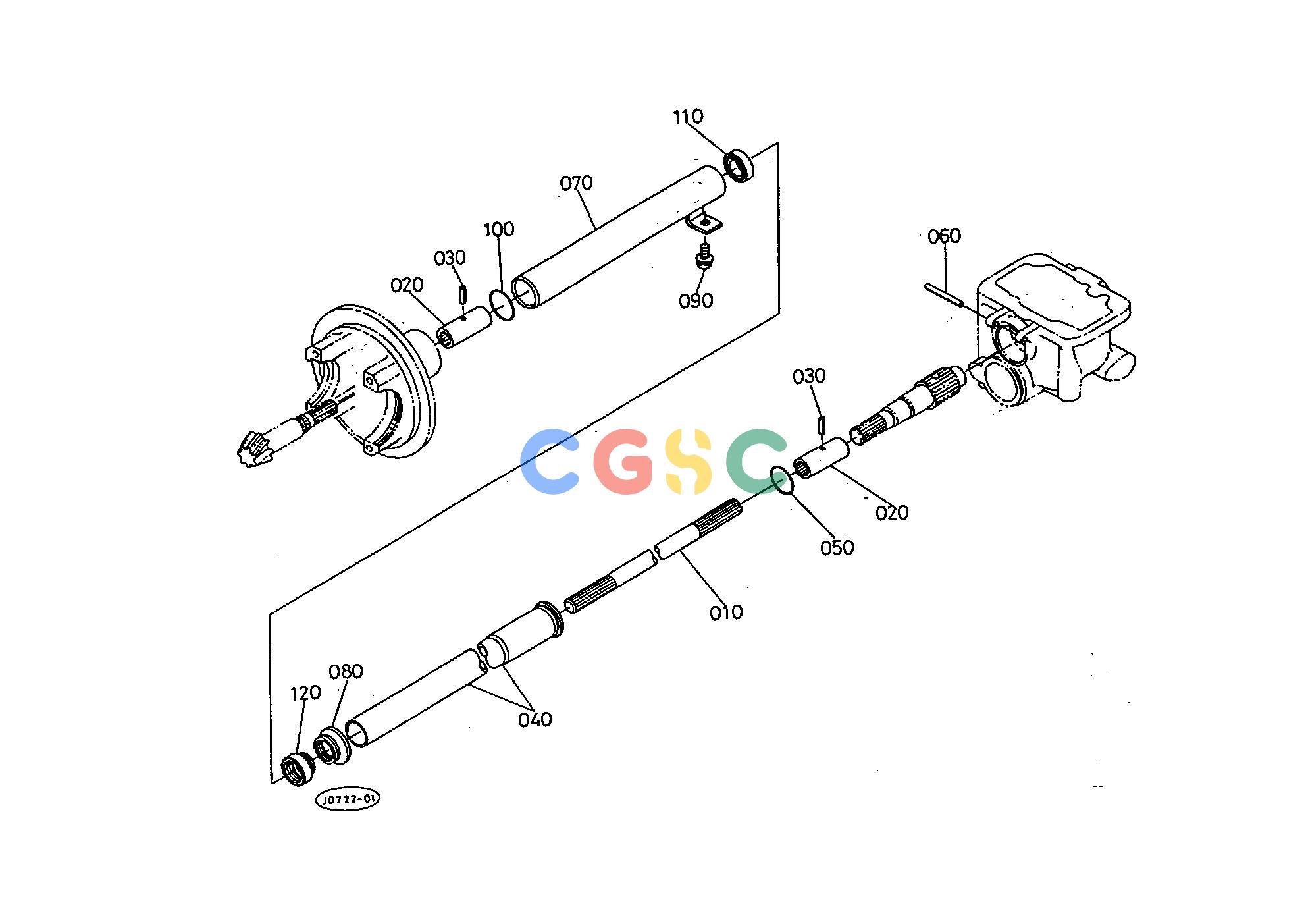 久保田零件查询T10200 PROPELLER SHAFT FRONT AXLE AND FRONT WHEELEPC Kubota online
