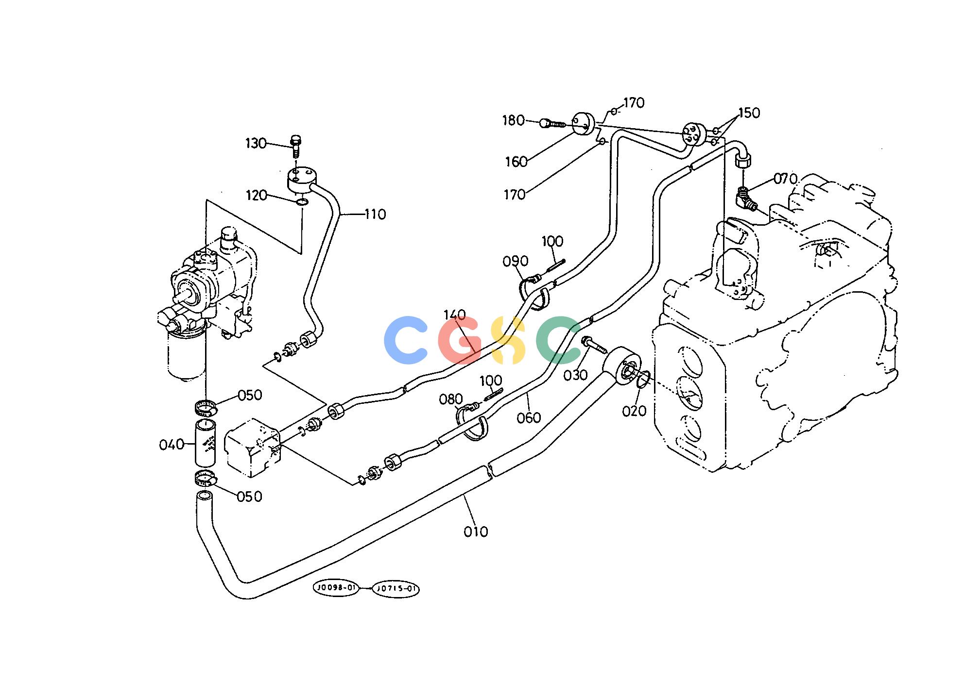久保田零件查询T11400 HYDRAULIC OIL LINE 1 HYDRAULIC SYSTEMEPC Kubota online