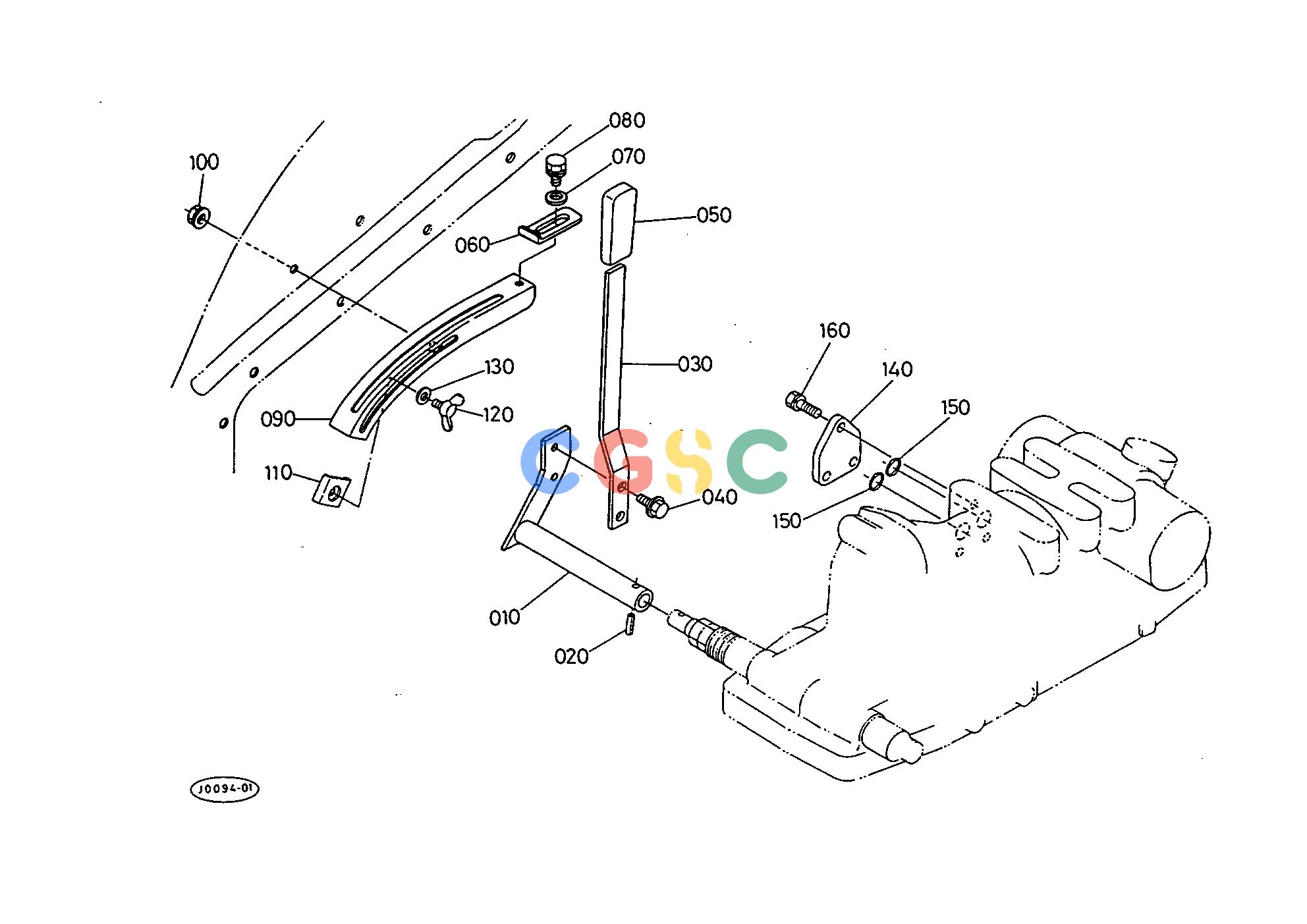 久保田零件查询T12500 POSITION LEVER HYDRAULIC SYSTEMEPC Kubota online