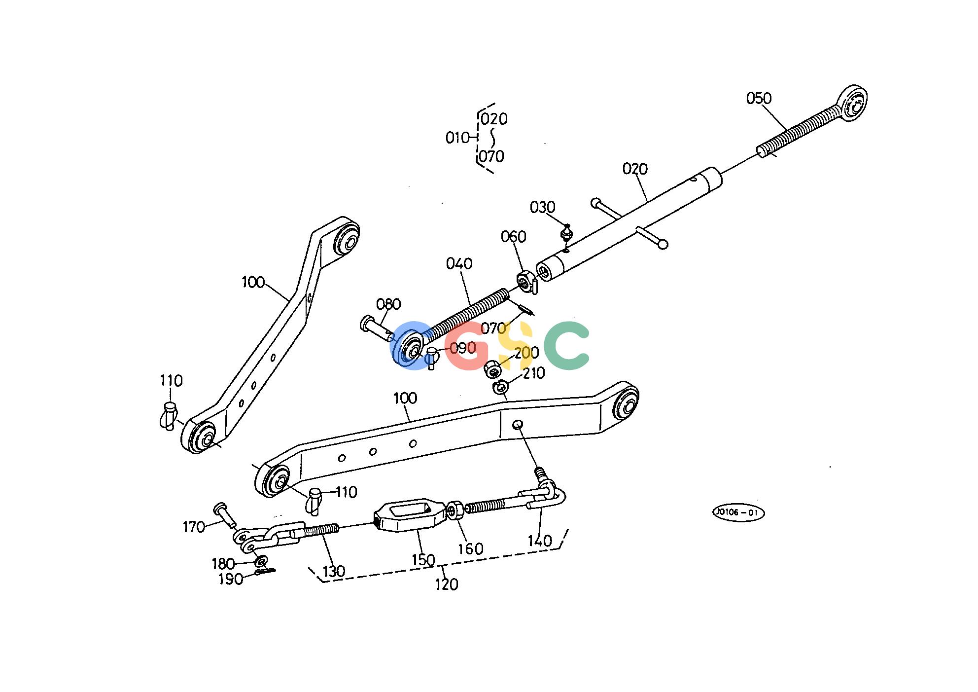 久保田零件查询T12701 3-POINT LINKAGE 1 HYDRAULIC SYSTEMEPC Kubota online