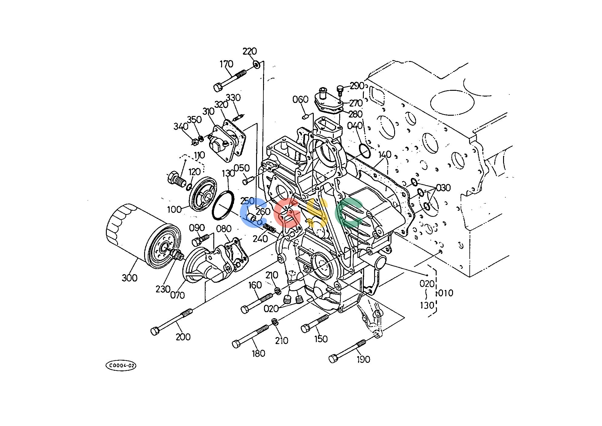 久保田零件查询T03800 GEAR CASE ENGINEEPC Kubota online