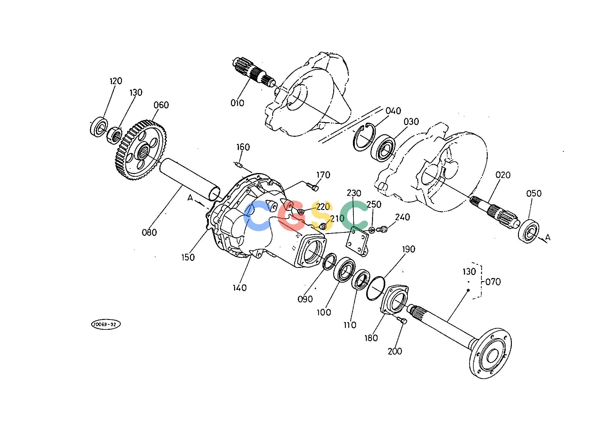久保田零件查询T09302 REAR AXLE REAR AXLE AND REAR WHEELEPC Kubota online