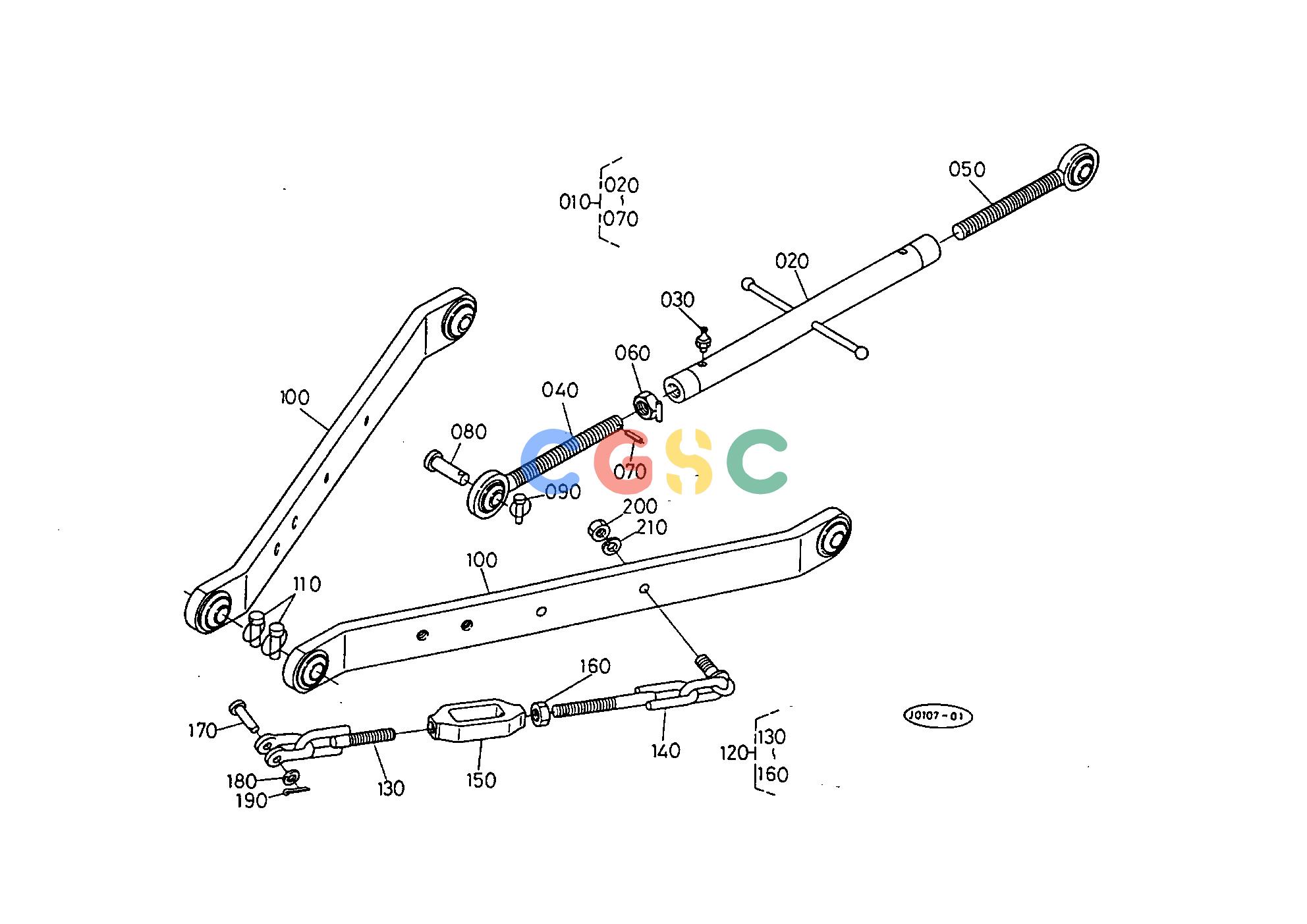 久保田零件查询T12702 3-POINT LINKAGE 1 HYDRAULIC SYSTEMEPC Kubota online