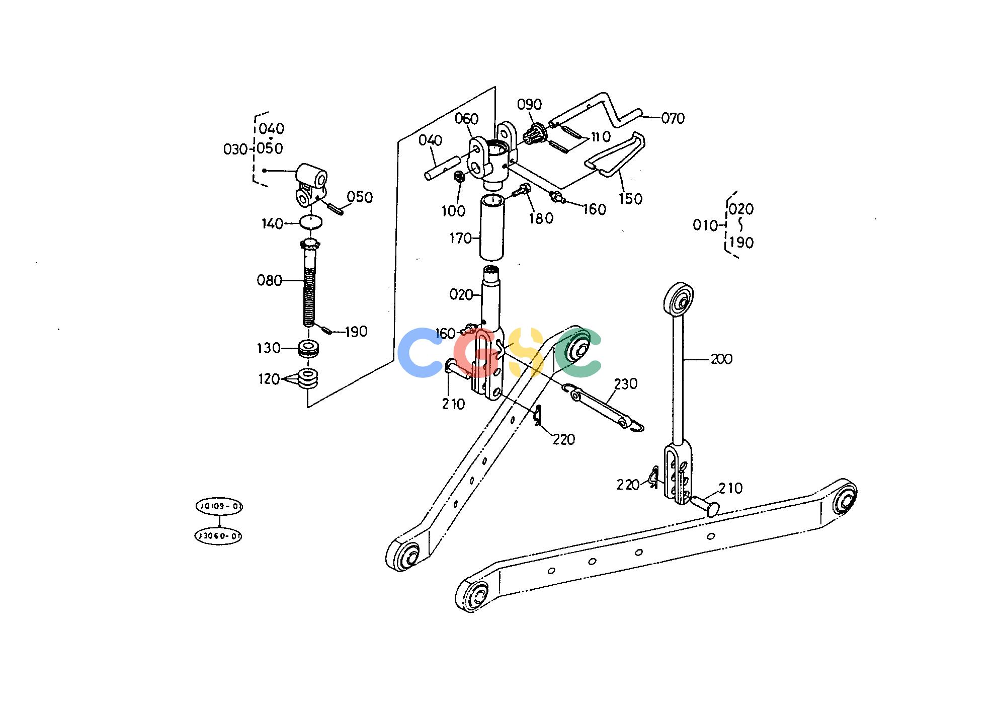 久保田零件查询T12802 3-POINT LINKAGE 2 HYDRAULIC SYSTEMEPC Kubota online