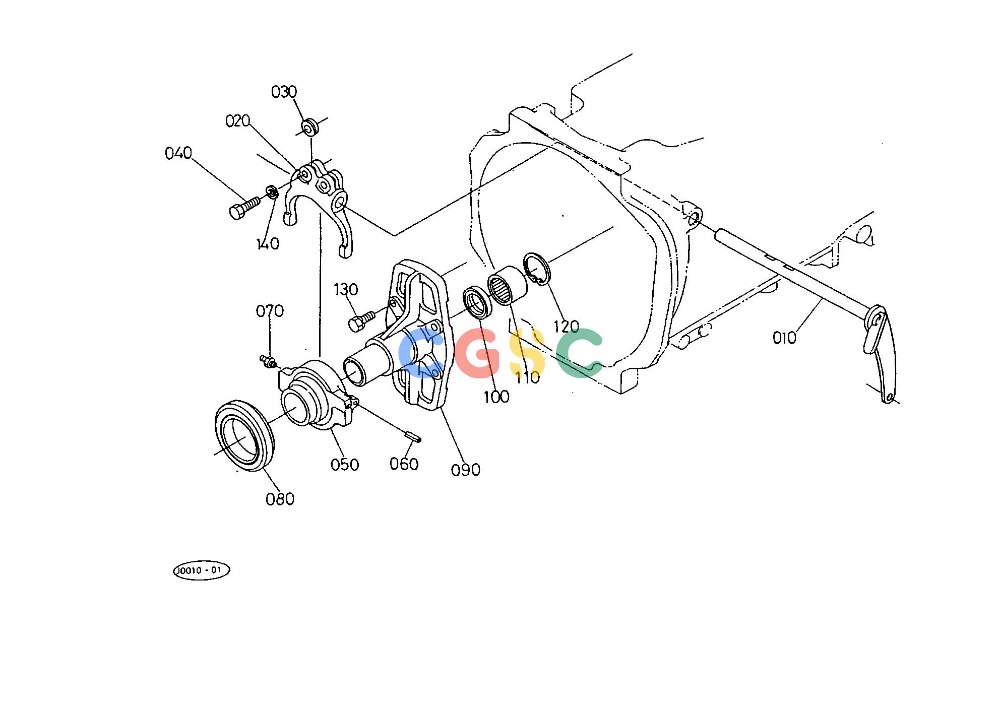 久保田零件查询T04801 CLUTCH LEVER(DC) CLUTCHEPC Kubota online