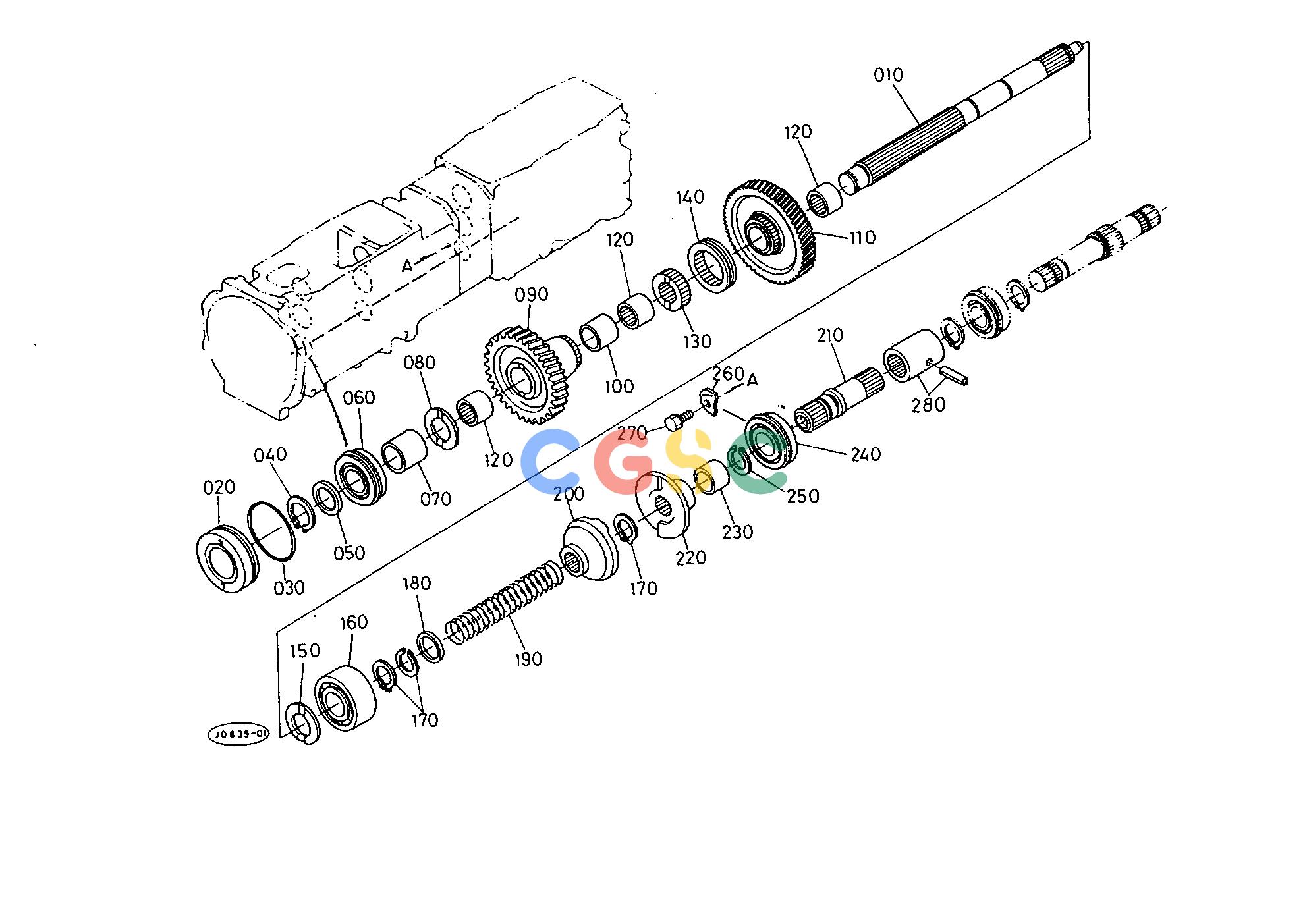 久保田零件查询T05700 PTO COUNTER SHAFT (SC) TRANSMISSIONEPC Kubota online