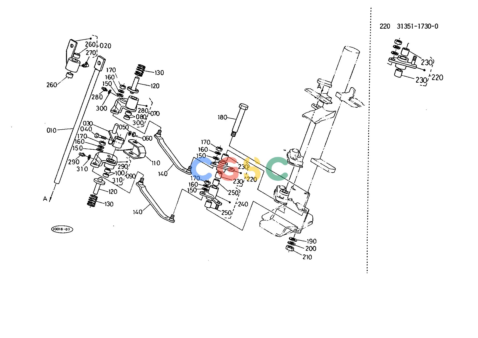 久保田零件查询T06200 MAIN GEAR SHIFT LINKAGE SYSTEM SPEED CHANGE LEVEREPC Kubota online