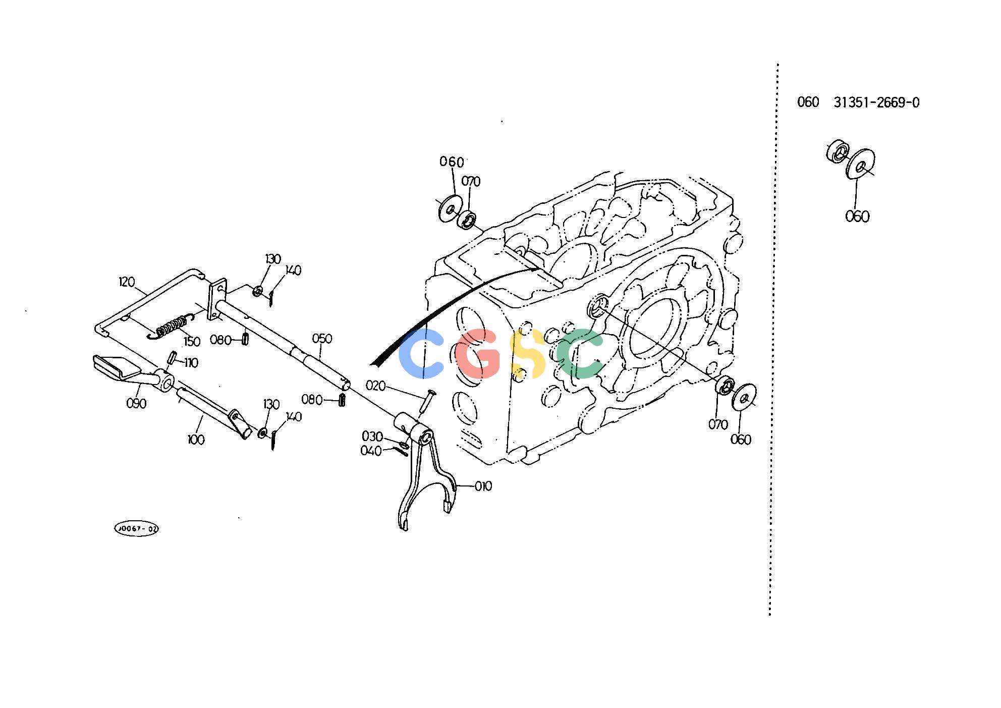 久保田零件查询T07300 DIFF. LOCK PEDAL REAR AXLE AND REAR WHEELEPC Kubota online