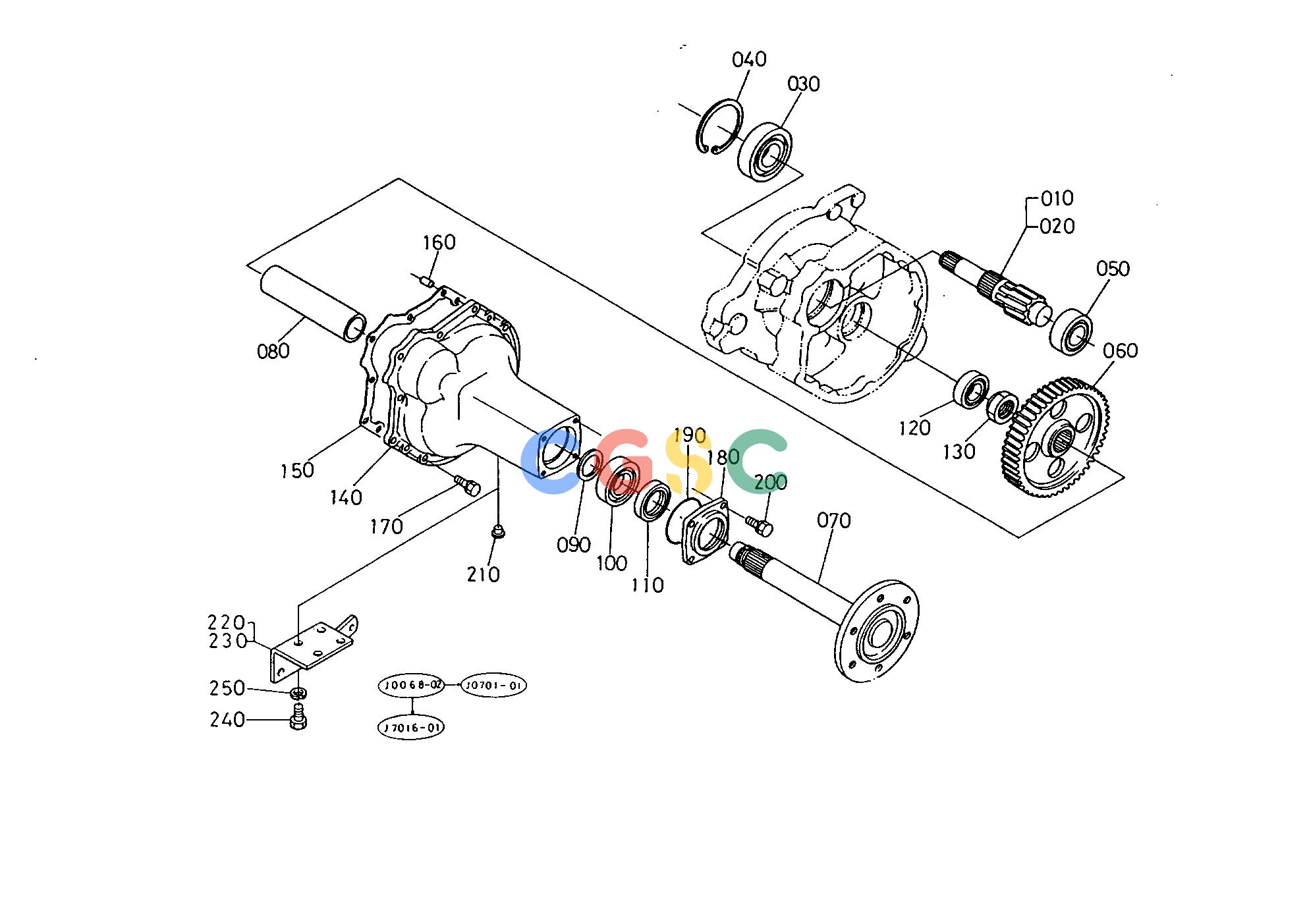 久保田零件查询T07400 REAR AXLE REAR AXLE AND REAR WHEELEPC Kubota online