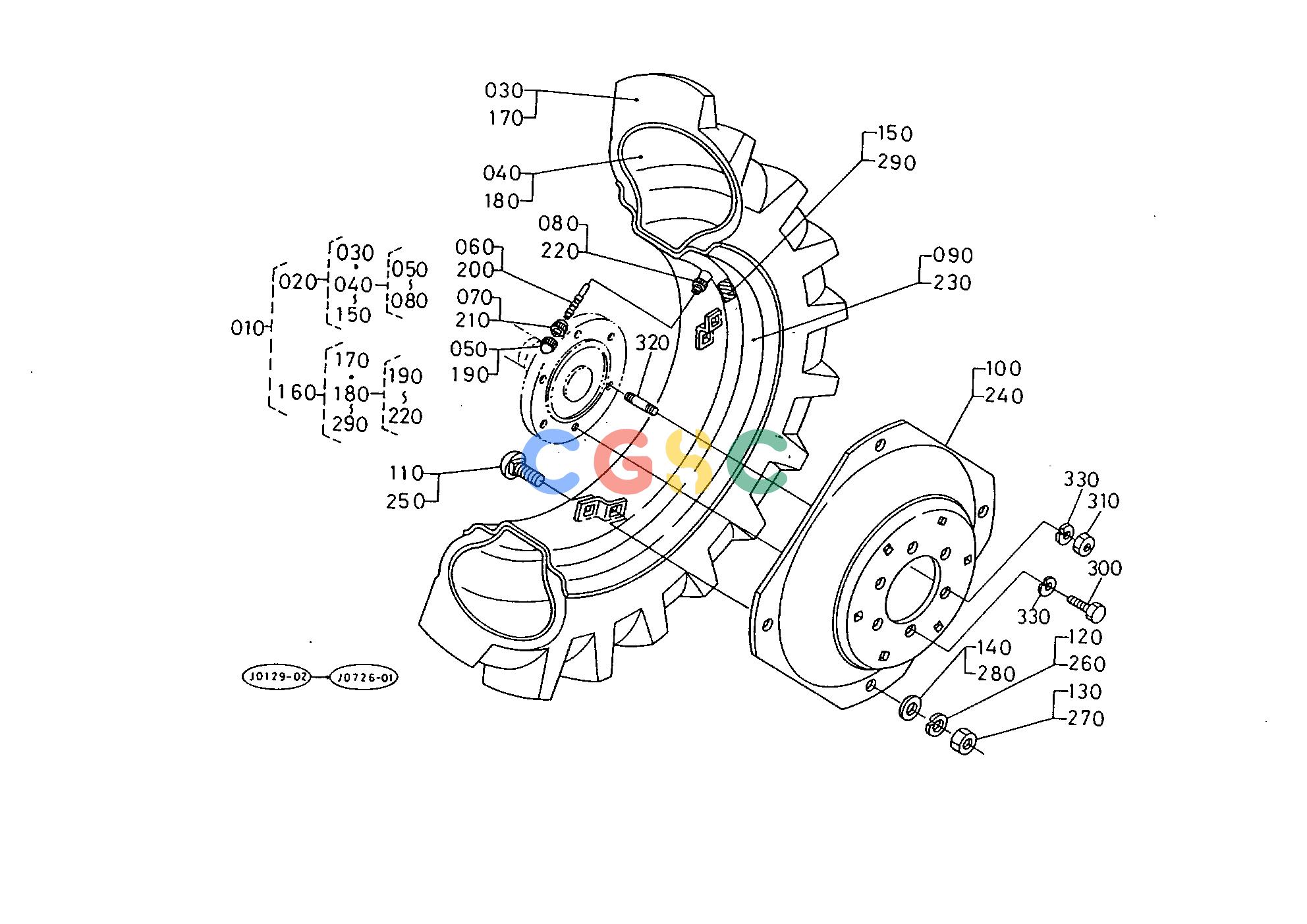 久保田零件查询T07502 REAR WHEEL (11.2-24) REAR AXLE AND REAR WHEELEPC Kubota online