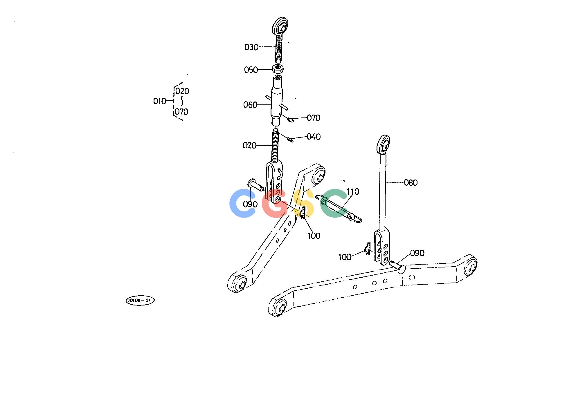 久保田零件查询T11700 3-POINT LINKAGE 2 HYDRAULIC SYSTEMEPC Kubota online