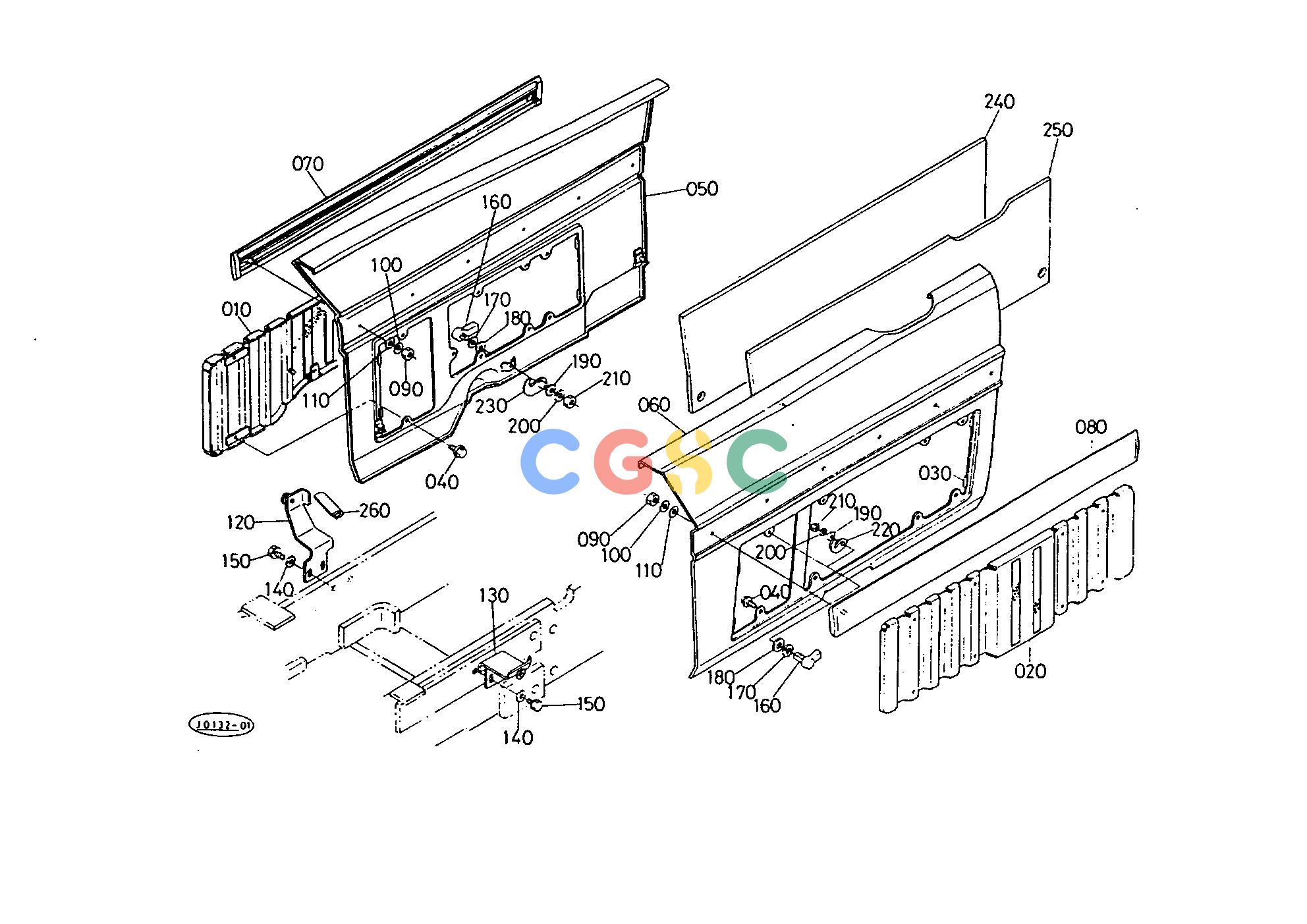 久保田零件查询T12401 SIDE COVER [OLD TYPE] ## S.No.:L2250F;<=11638 L2250DT;<=53382 L2550F;<=11050 L2550DT;<=53611 HOOD(BONNET) AND CHASSISEPC Kubota online