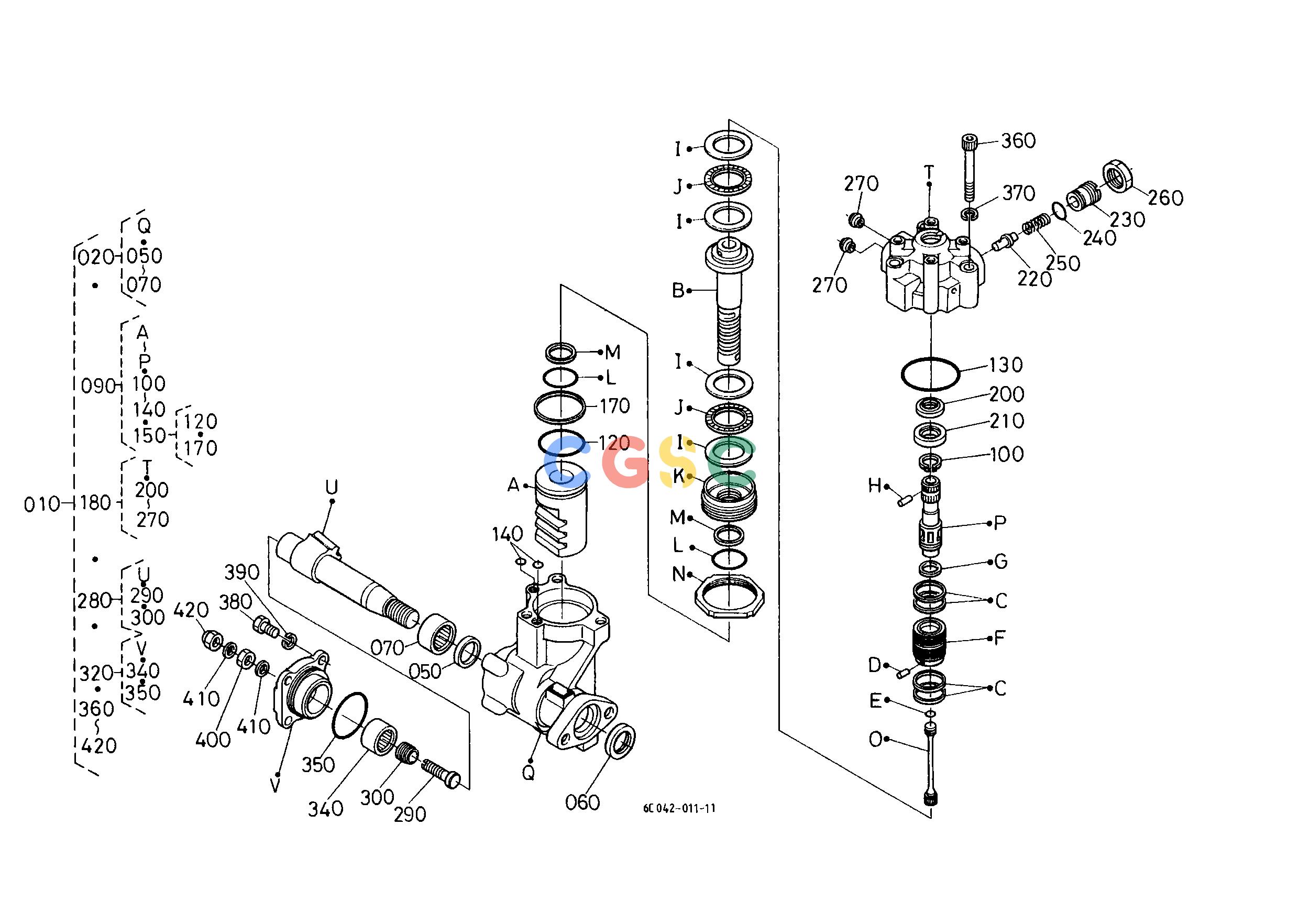 久保田零件查询H11502 STEERING CONTROLLER [COMPONENT PARTS] ## S.No.50005to50060 STEERINGEPC Kubota online