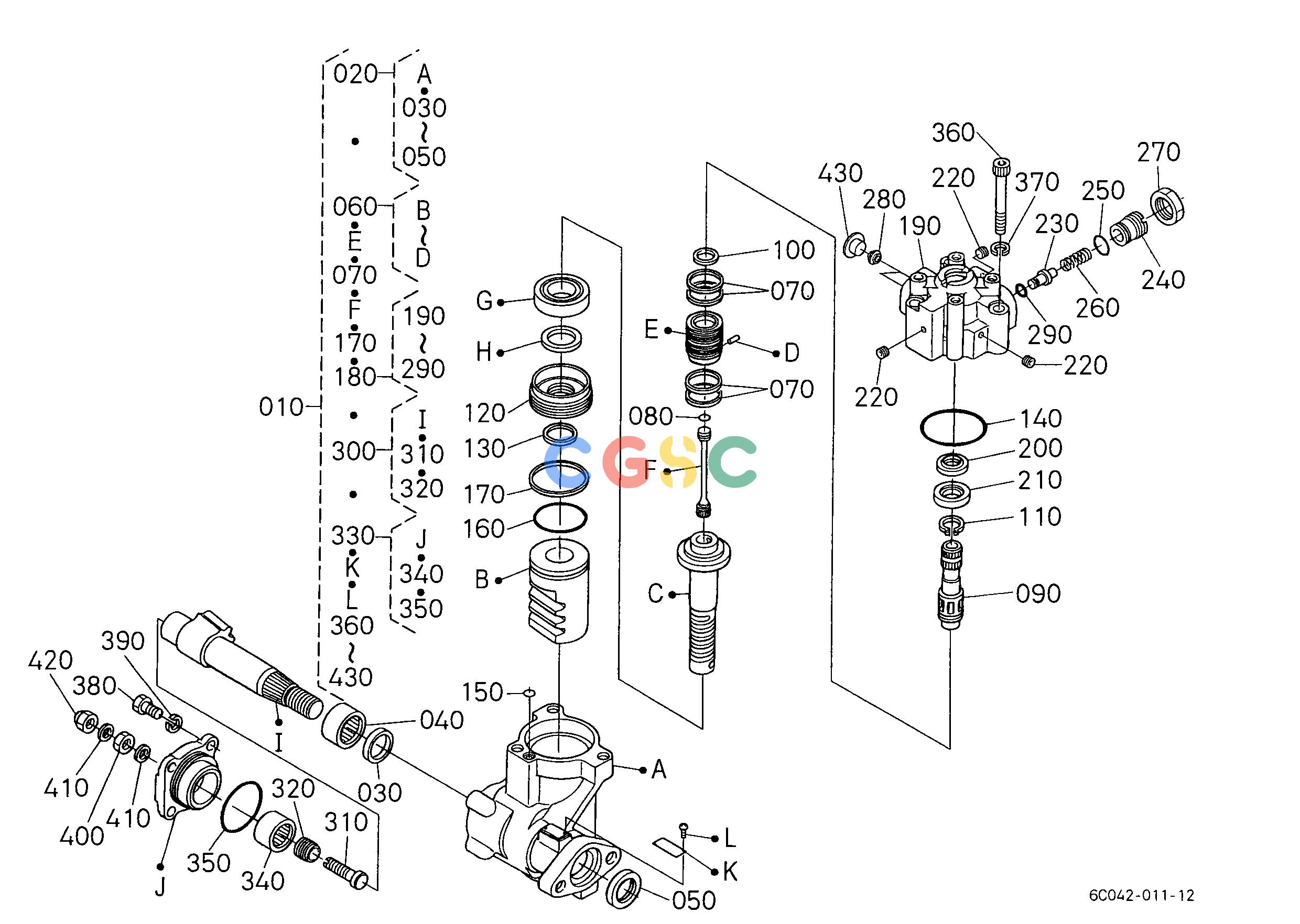 久保田零件查询H11503 STEERING CONTROLLER [COMPONENT PARTS] ## S.No.>=50061 STEERINGEPC Kubota online