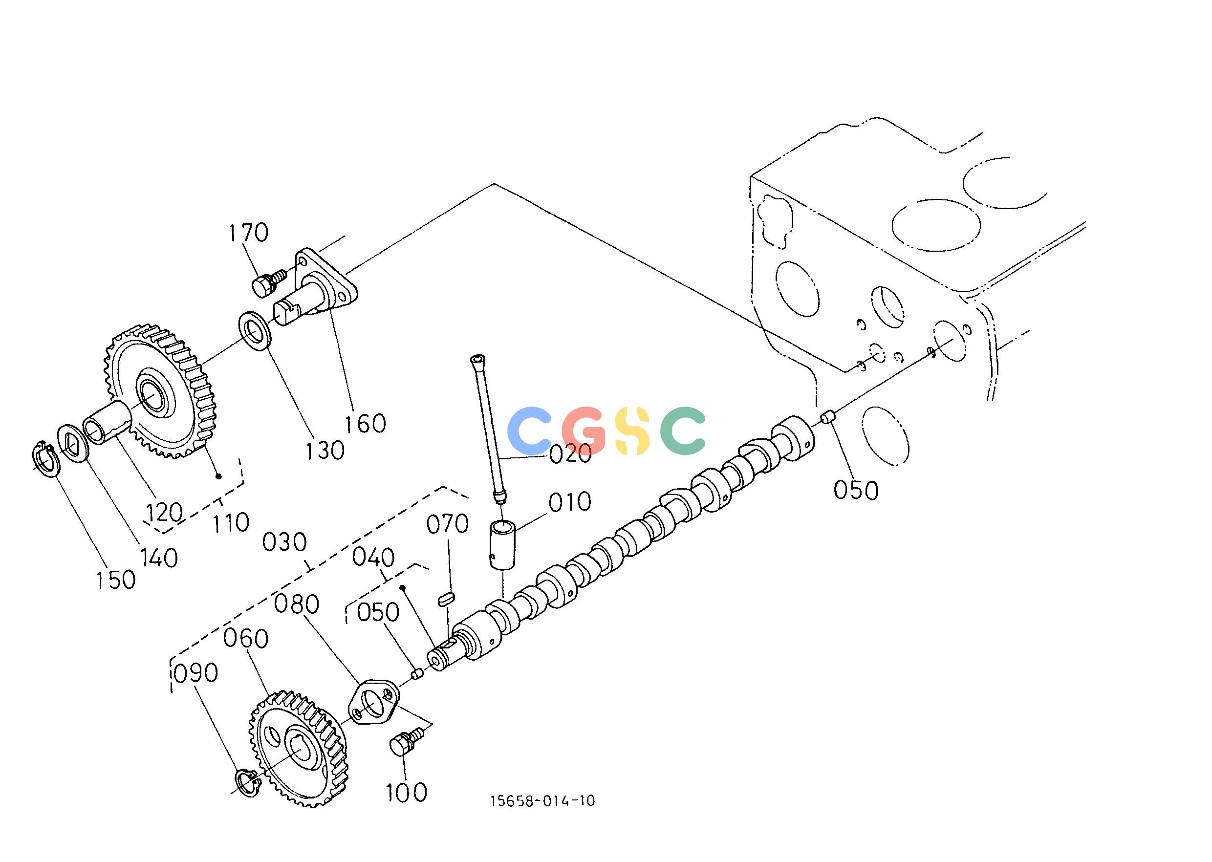 久保田零件查询T01600 CAMSHAFT ENGINEEPC Kubota online