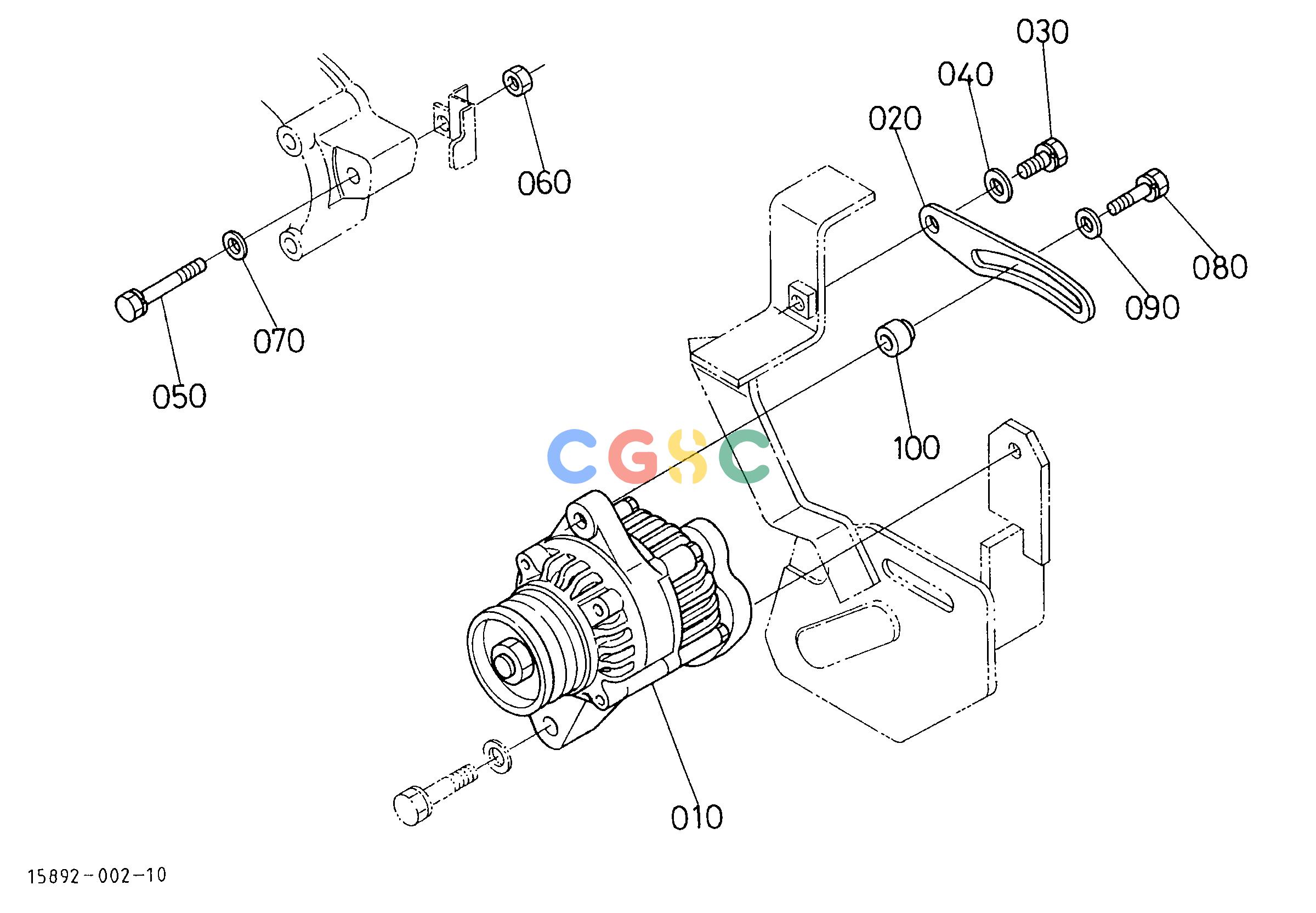 久保田零件查询T03802 ALTERNATOR [CA] ELECTRICAL SYSTEMEPC Kubota online