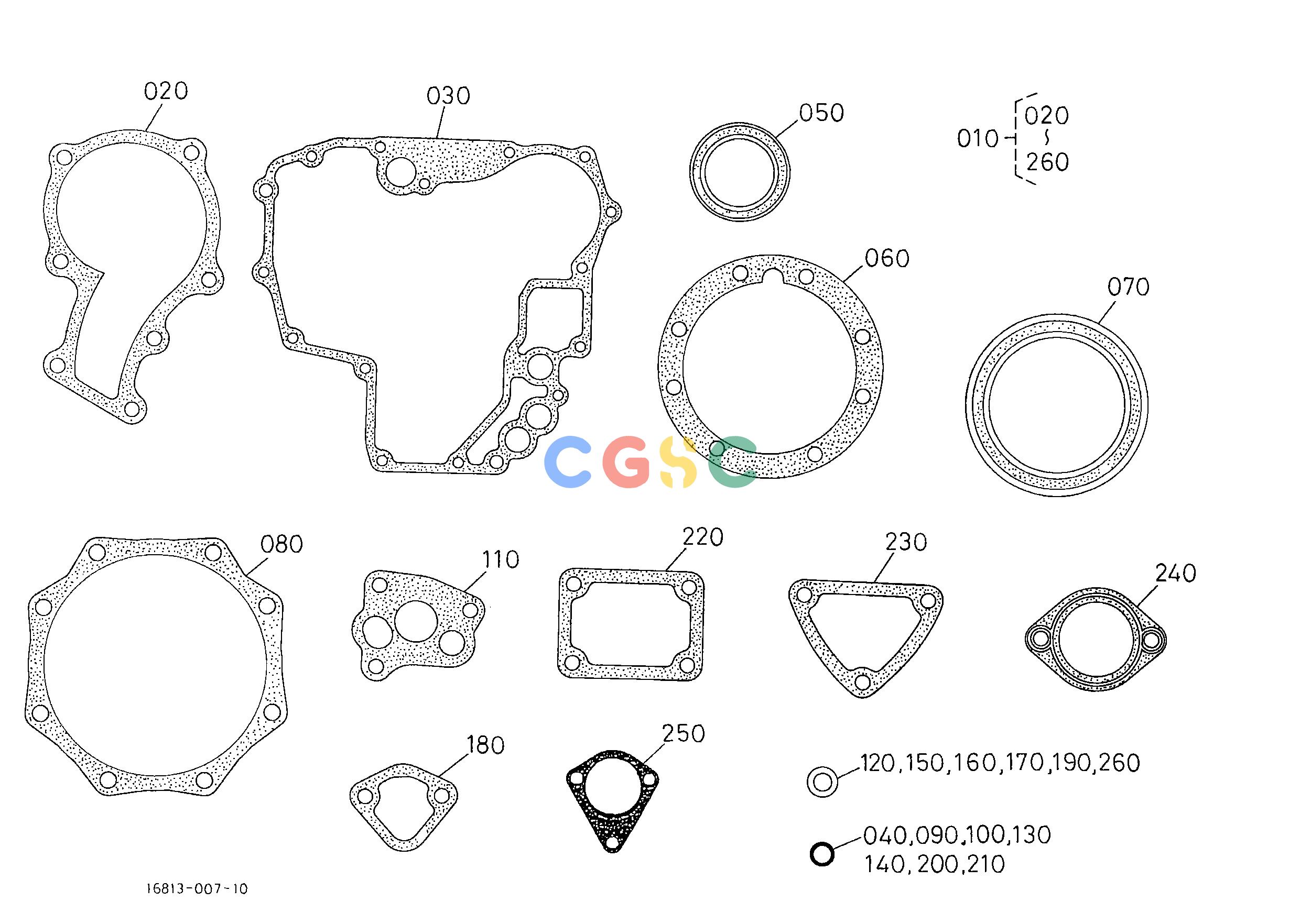 久保田零件查询T02400 LOWER GASKET KIT ENGINEEPC Kubota online