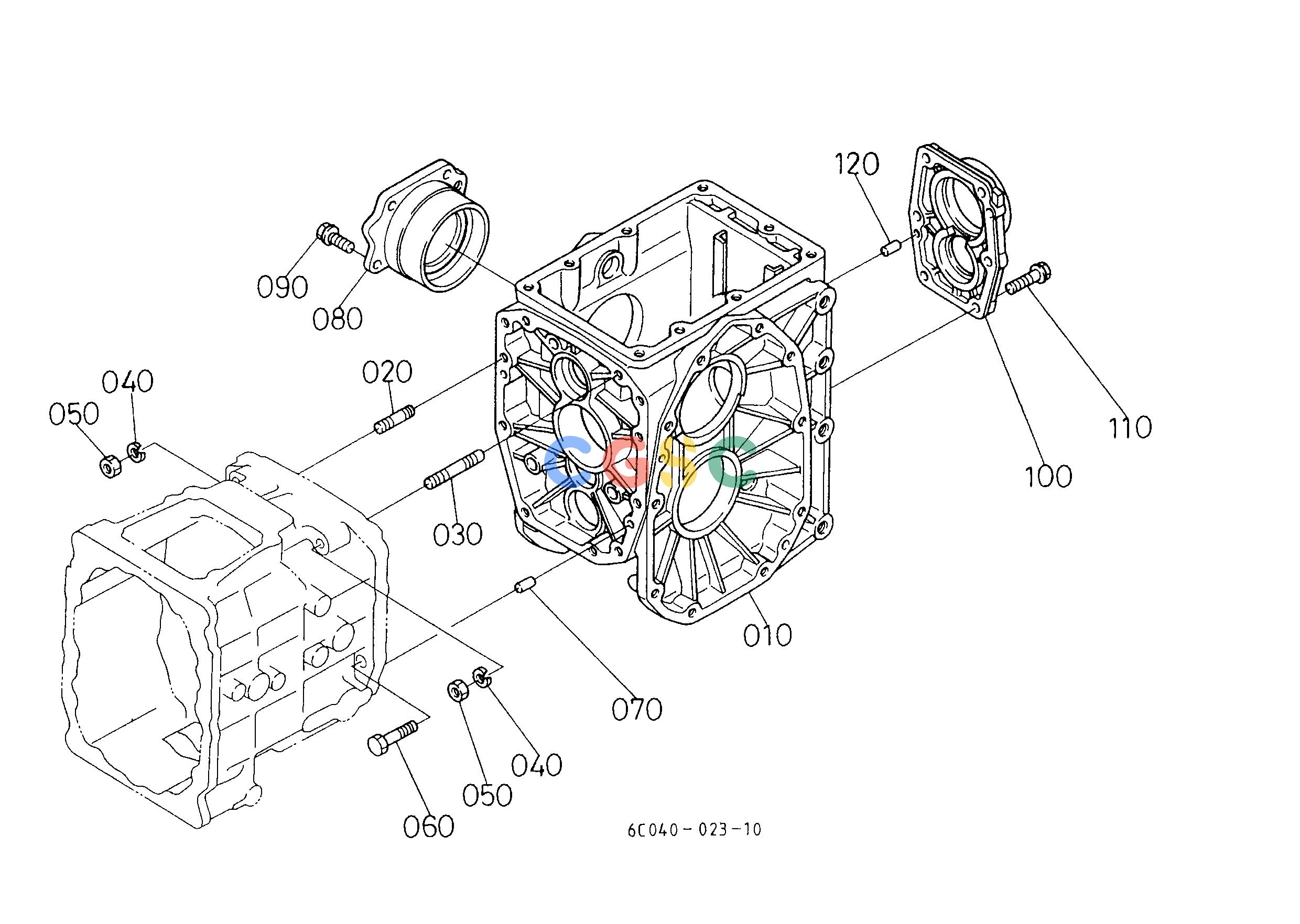 久保田零件查询T05000 DIFFERENTIAL GEAR CASE TRANSMISSIONEPC Kubota online