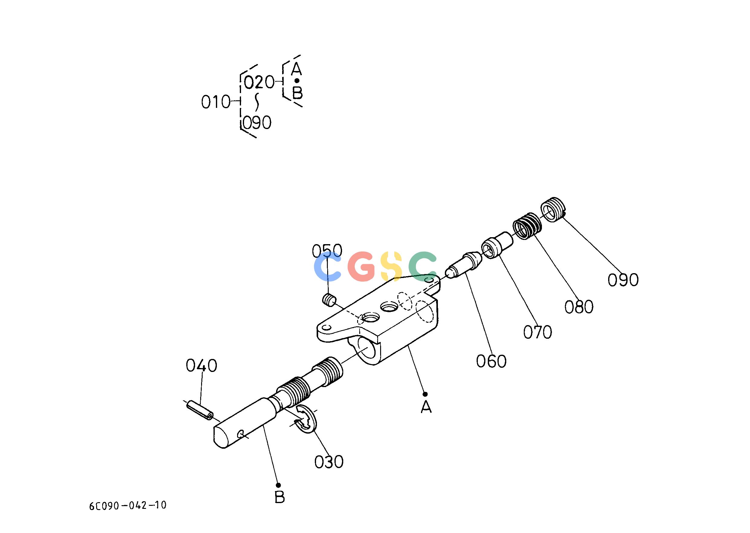久保田零件查询T09300 CONTROL VALVE [COMPONENT PARTS] HYDRAULIC SYSTEMEPC Kubota online
