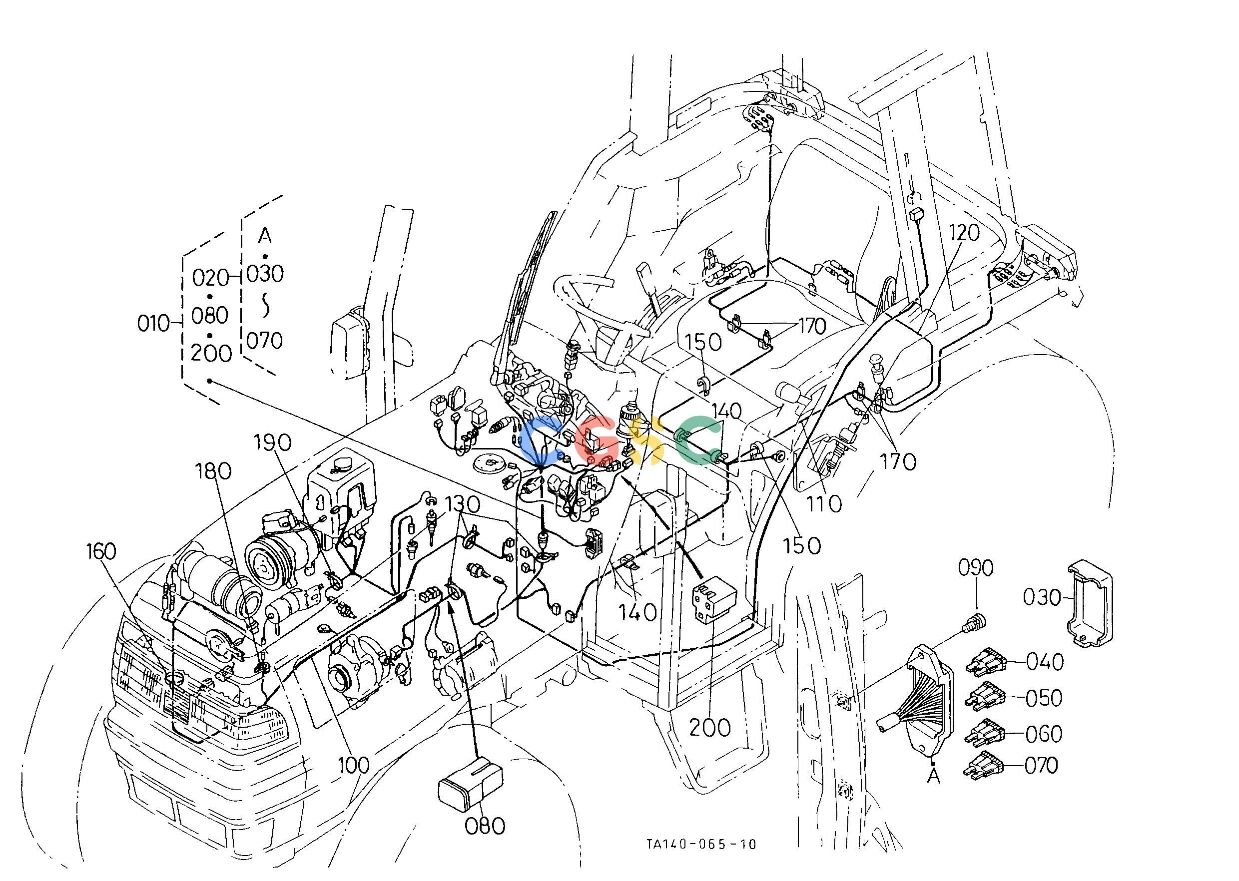 久保田零件查询B50107 ELECTRICAL WIRING [HST TYPE] [CAB TYPE] [OLD] ## S.No.<=51803 S.No.;<=51803 ELECTRICAL SYSTEMEPC Kubota online