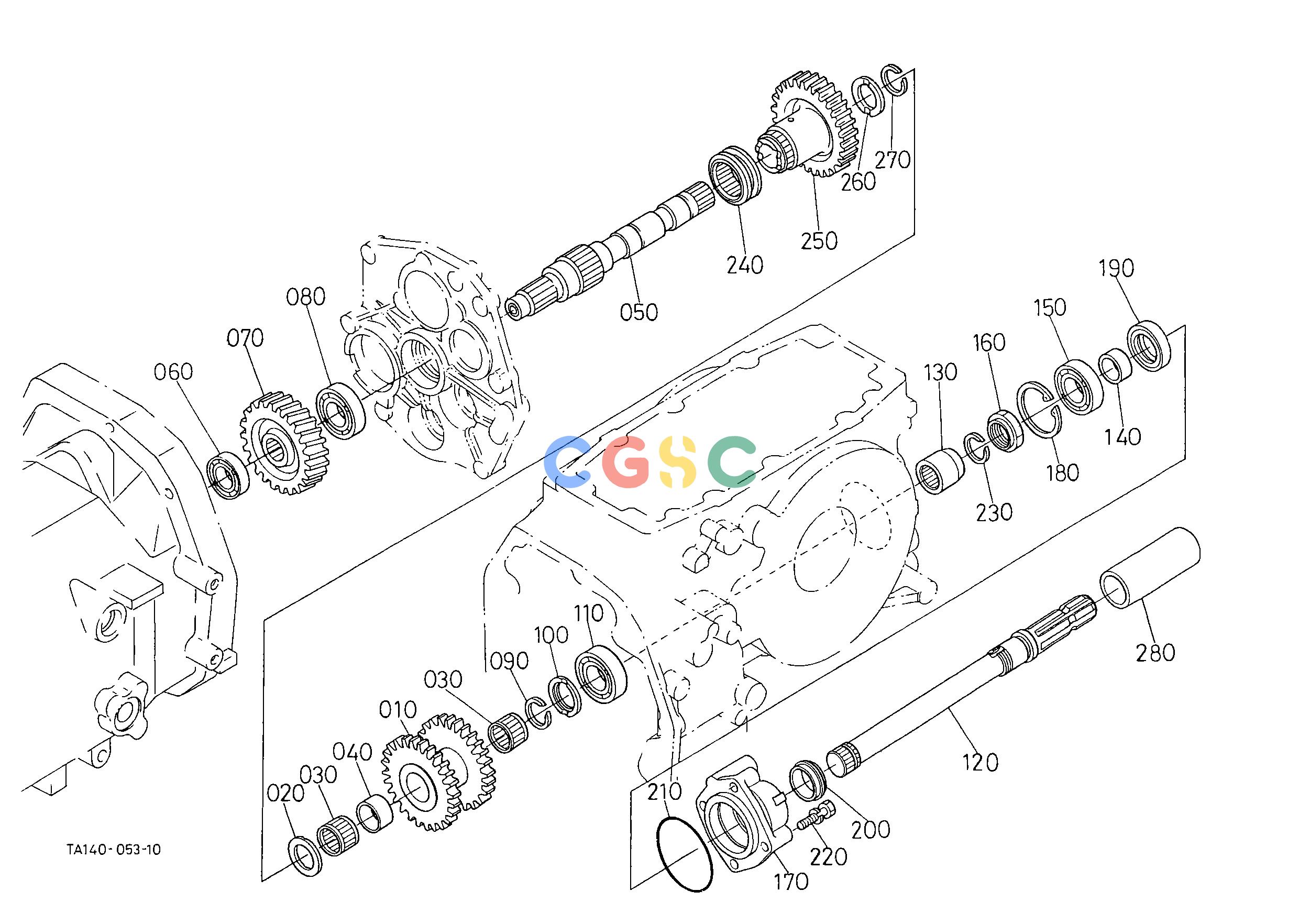 久保田零件查询D13503 PTO SHAFT [HST TYPE] [WITH MID PTO] ## [AVEC TYPE DE PDF VENTRALE] CLUTCH/TRANSMISSIONEPC Kubota online