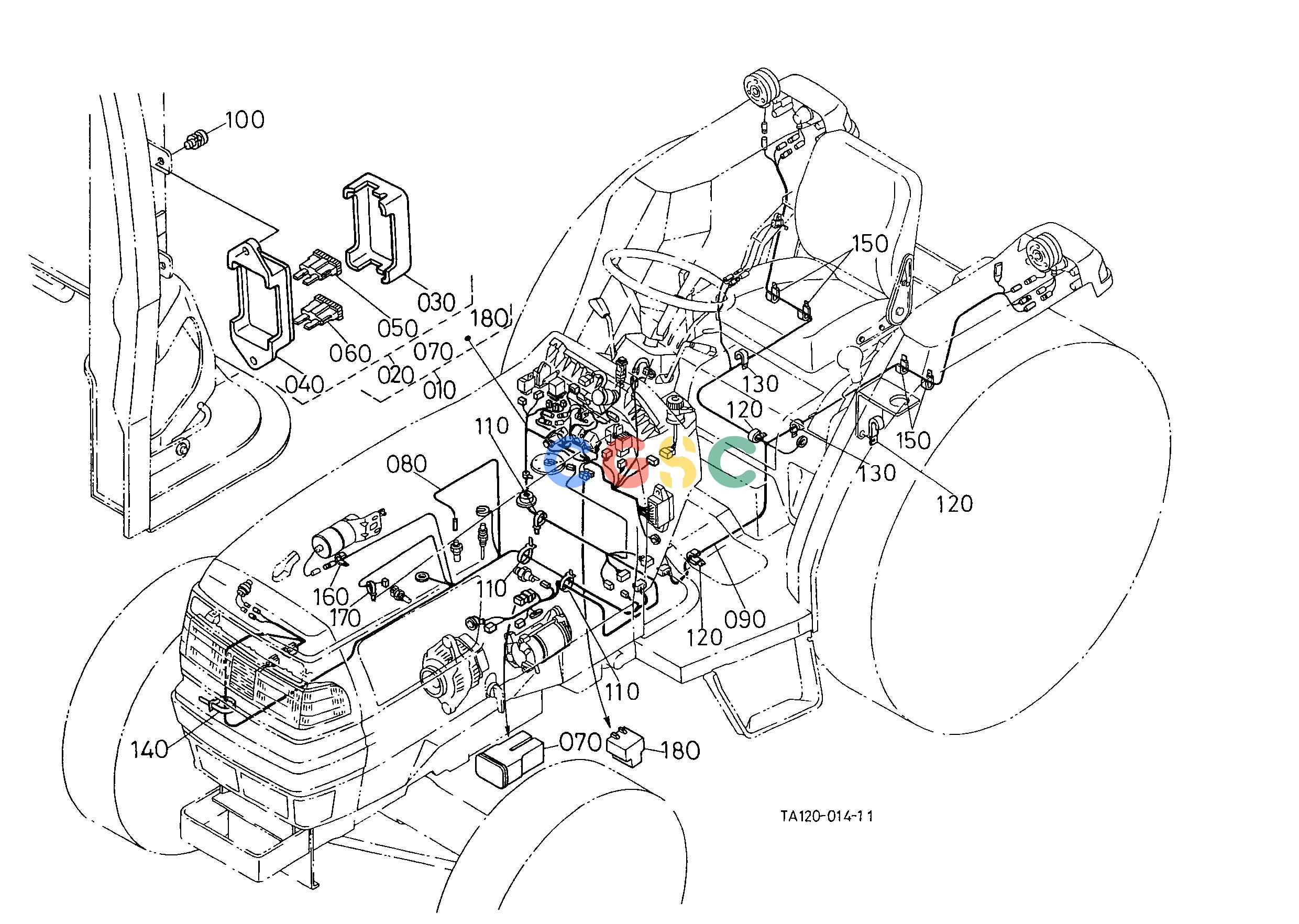 久保田零件查询B50101 ELECTRICAL WIRING [EXCEPT HST TYPE] [ROPS TYPE] [OLD] ## S.No.<=51803 S.No.;<=51803 ELECTRICAL SYSTEMEPC Kubota online