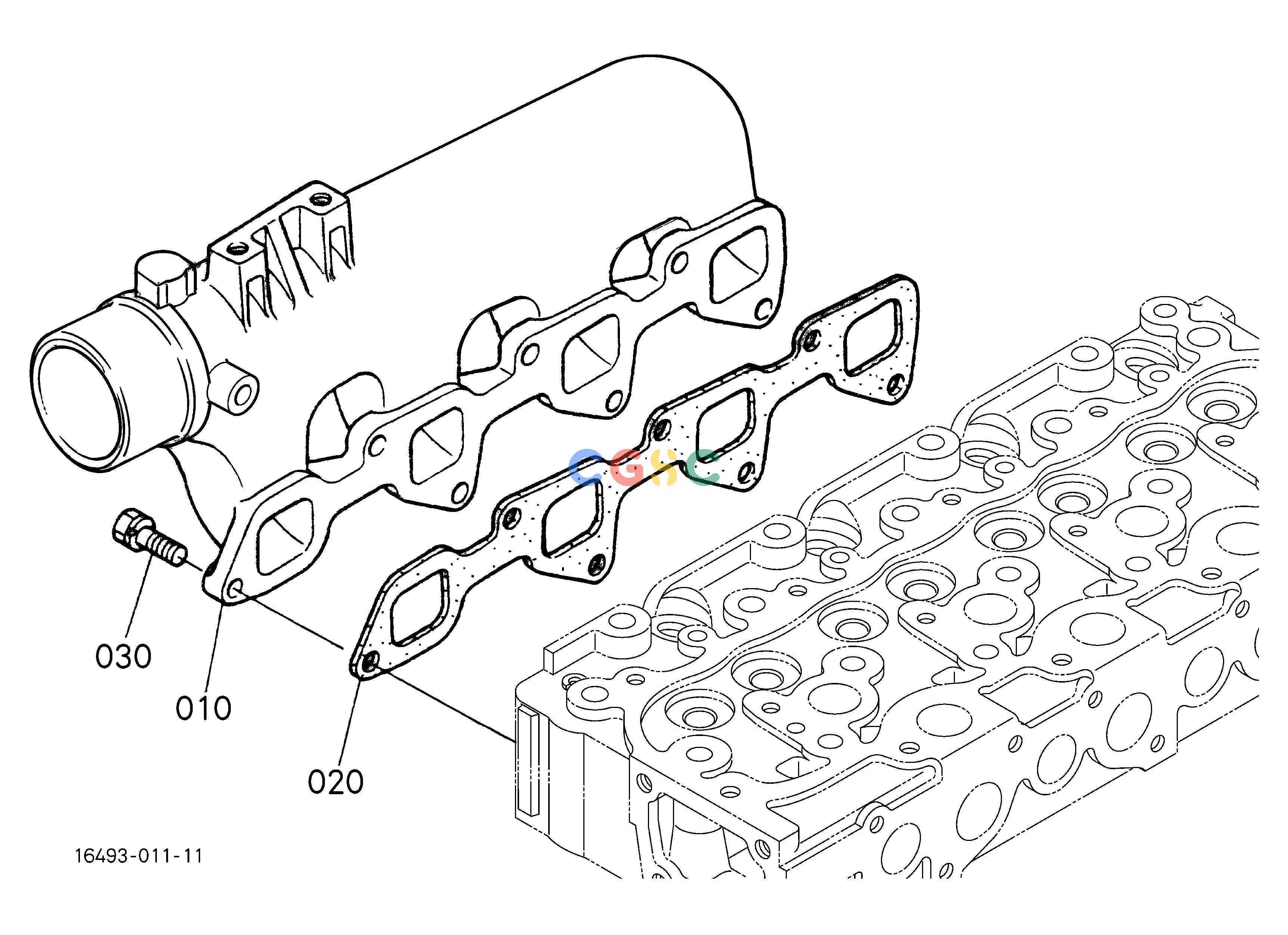 久保田零件查询060102 INLET MANIFOLD [CAB TYPE] ENGINEEPC Kubota online