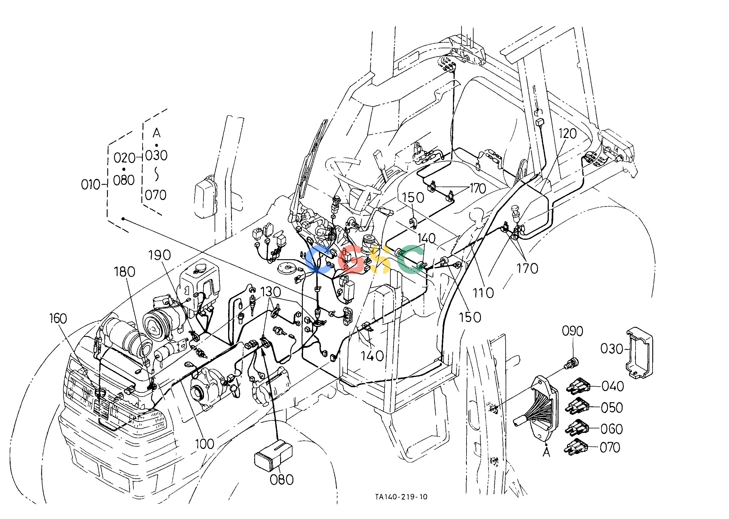 久保田零件查询B50106 ELECTRICAL WIRING [GST TYPE] [CAB TYPE] ELECTRICAL SYSTEMEPC Kubota online