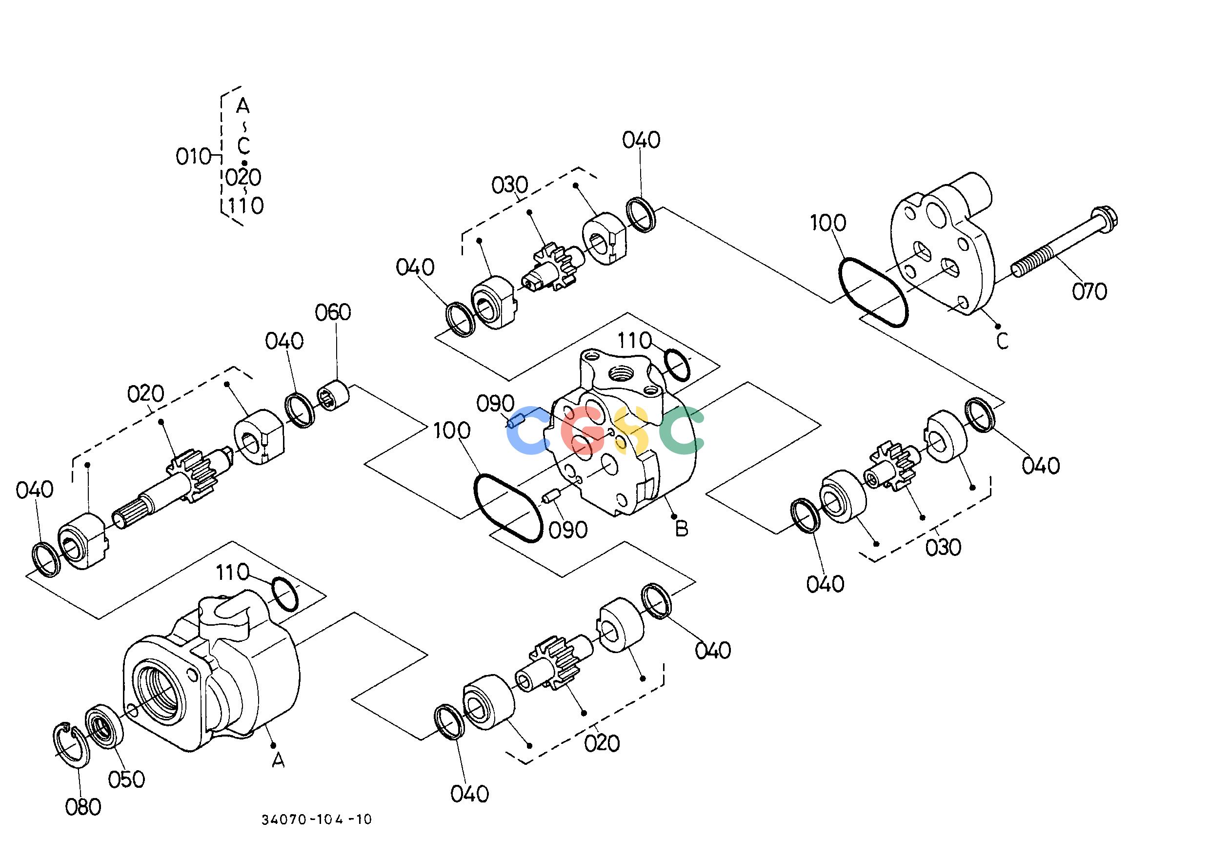 久保田零件查询H12501 HYDRAULIC PUMP [COMPONENT PARTS] [EXCEPT HST TYPE] ## [EXCEPTE TYPE HST] HYDRAULIC SYSTEMEPC Kubota online