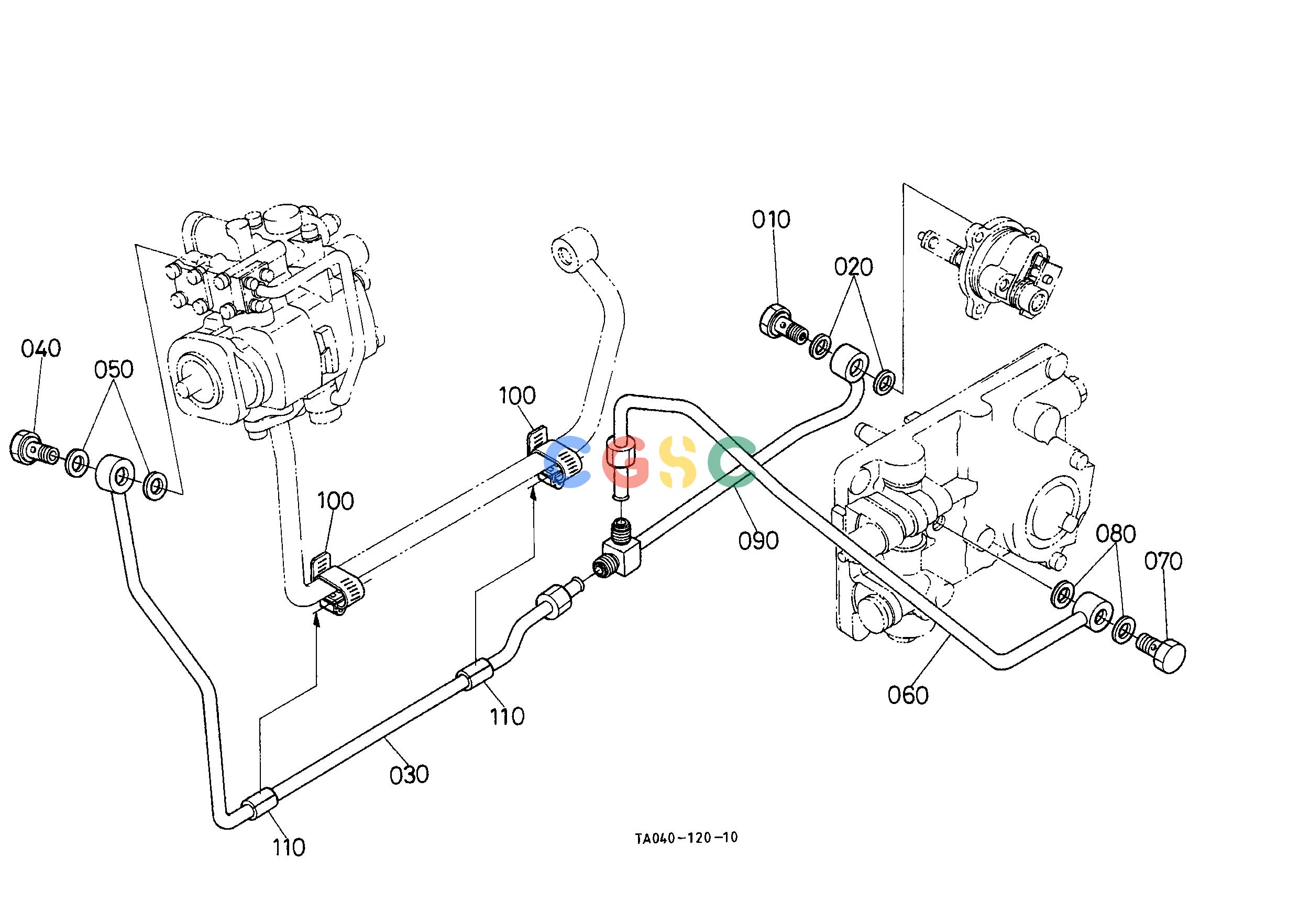 久保田零件查询H23003 PTO HYDRAULIC OIL LINE [GST TYPE] [WITH IND-PTO] ## [AVEC TYPE DE PDF IND] HYDRAULIC SYSTEMEPC Kubota online