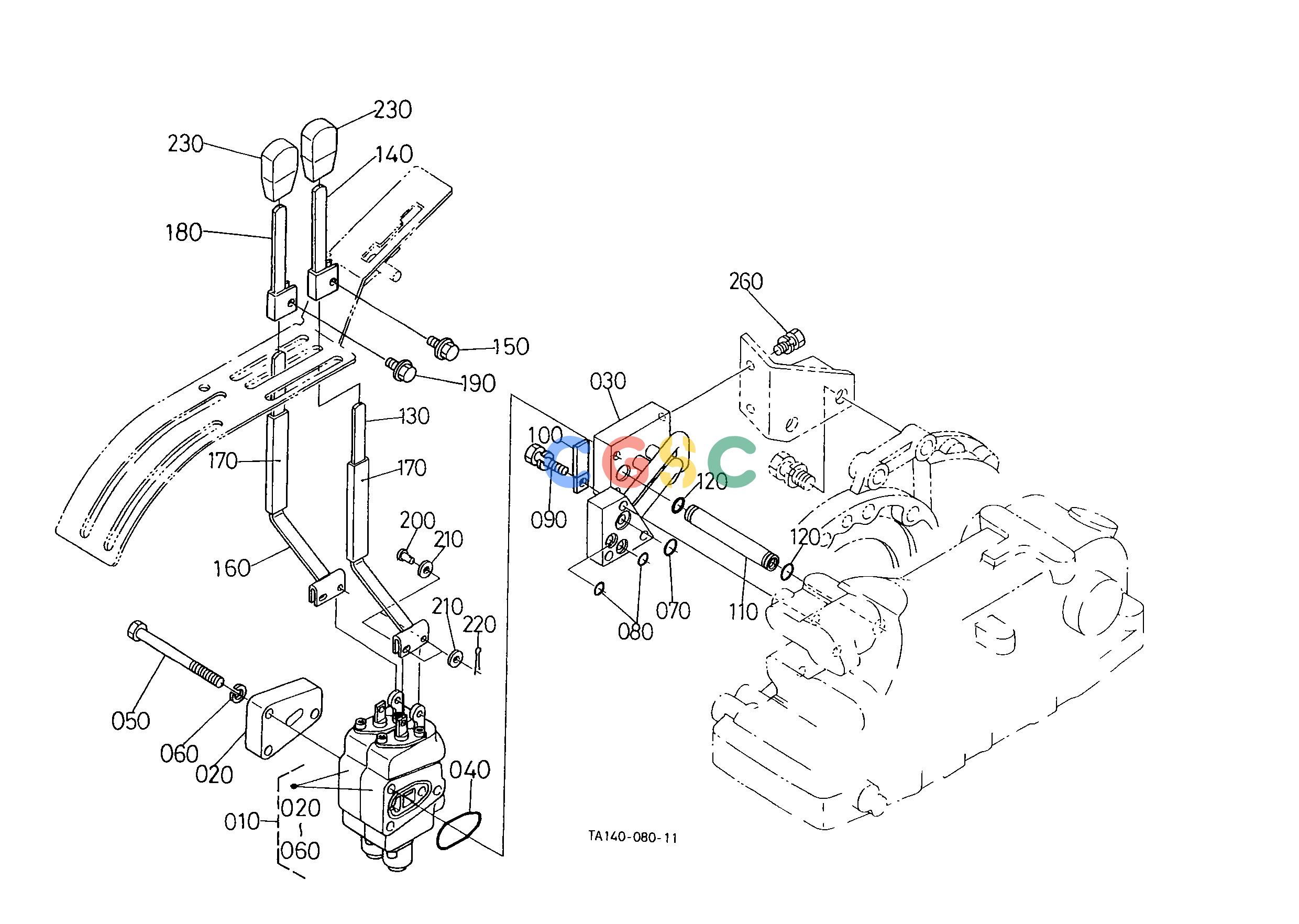 久保田零件查询H45500 REMOTE CONTROL VALVE LEVER [CA] [CAB TYPE] ## [TYPE CABINE] HYDRAULIC SYSTEMEPC Kubota online