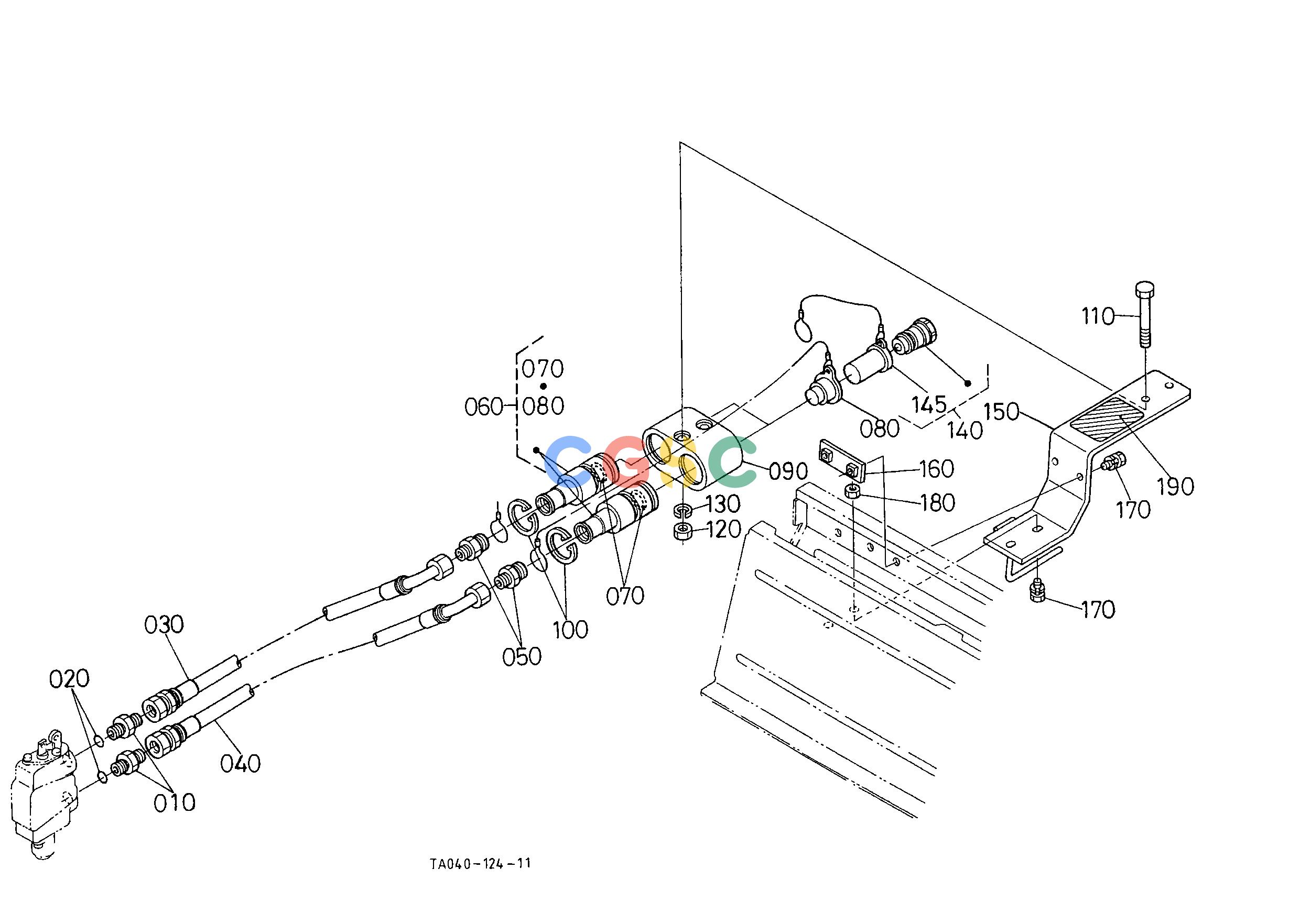 久保田零件查询T15501 REMOTE CONTROL VALVE COUPLER 1 [OPTION] OPTIONEPC Kubota online