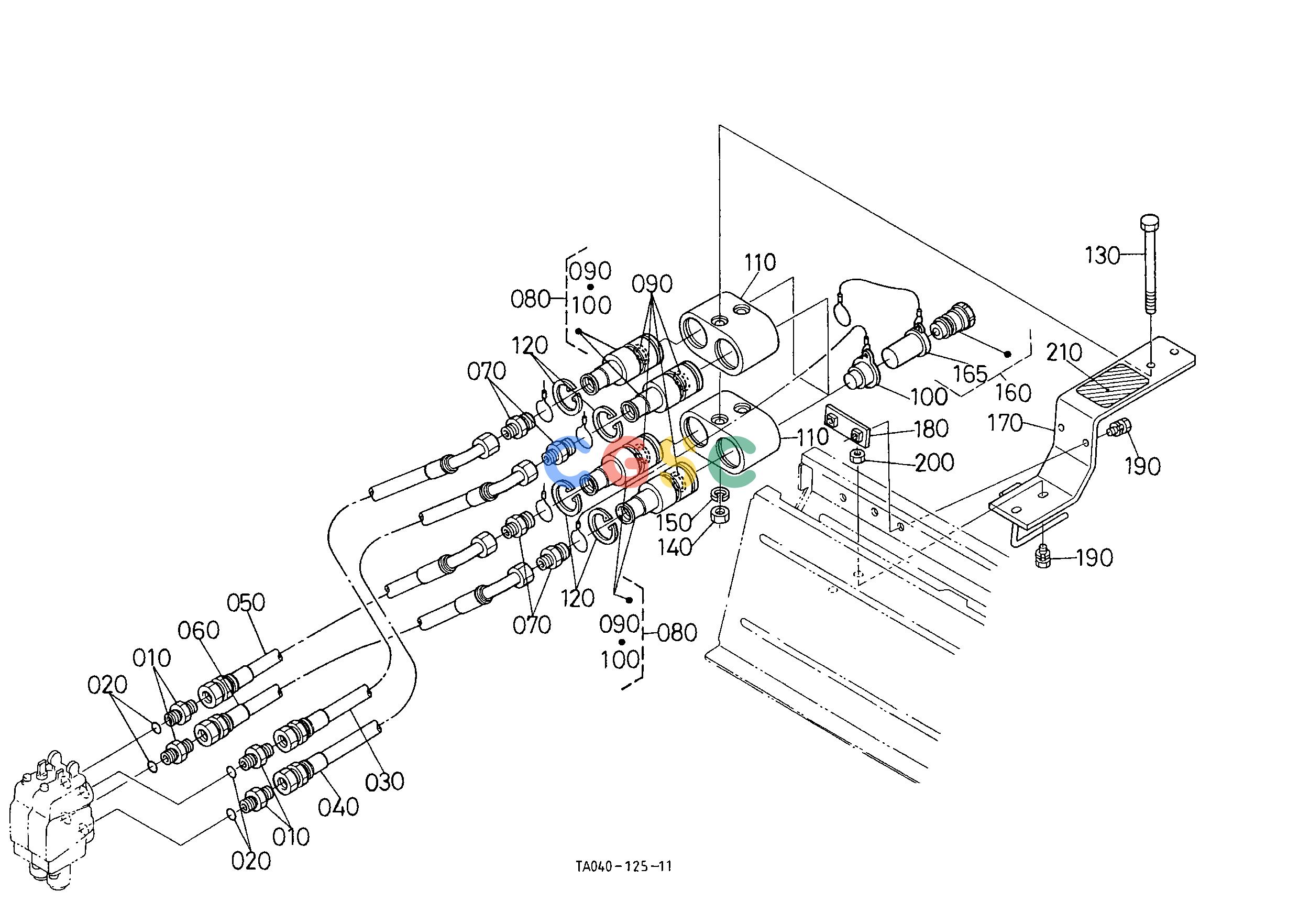 久保田零件查询T15502 REMOTE CONTROL VALVE COUPLER 2 [OPTION] OPTIONEPC Kubota online