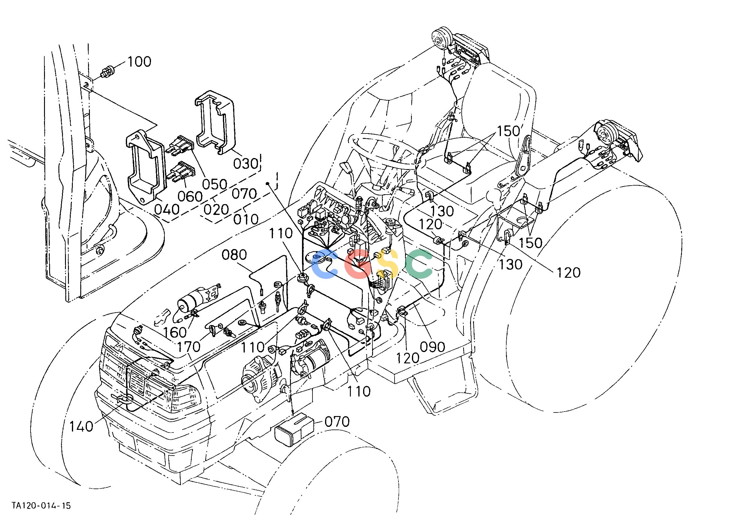 久保田零件查询B50102 ELECTRICAL WIRING [EXCEPT HST TYPE] [ROPS TYPE] [NEW] ## S.No.>=51881 S.No.;>=51881 ELECTRICAL SYSTEMEPC Kubota online