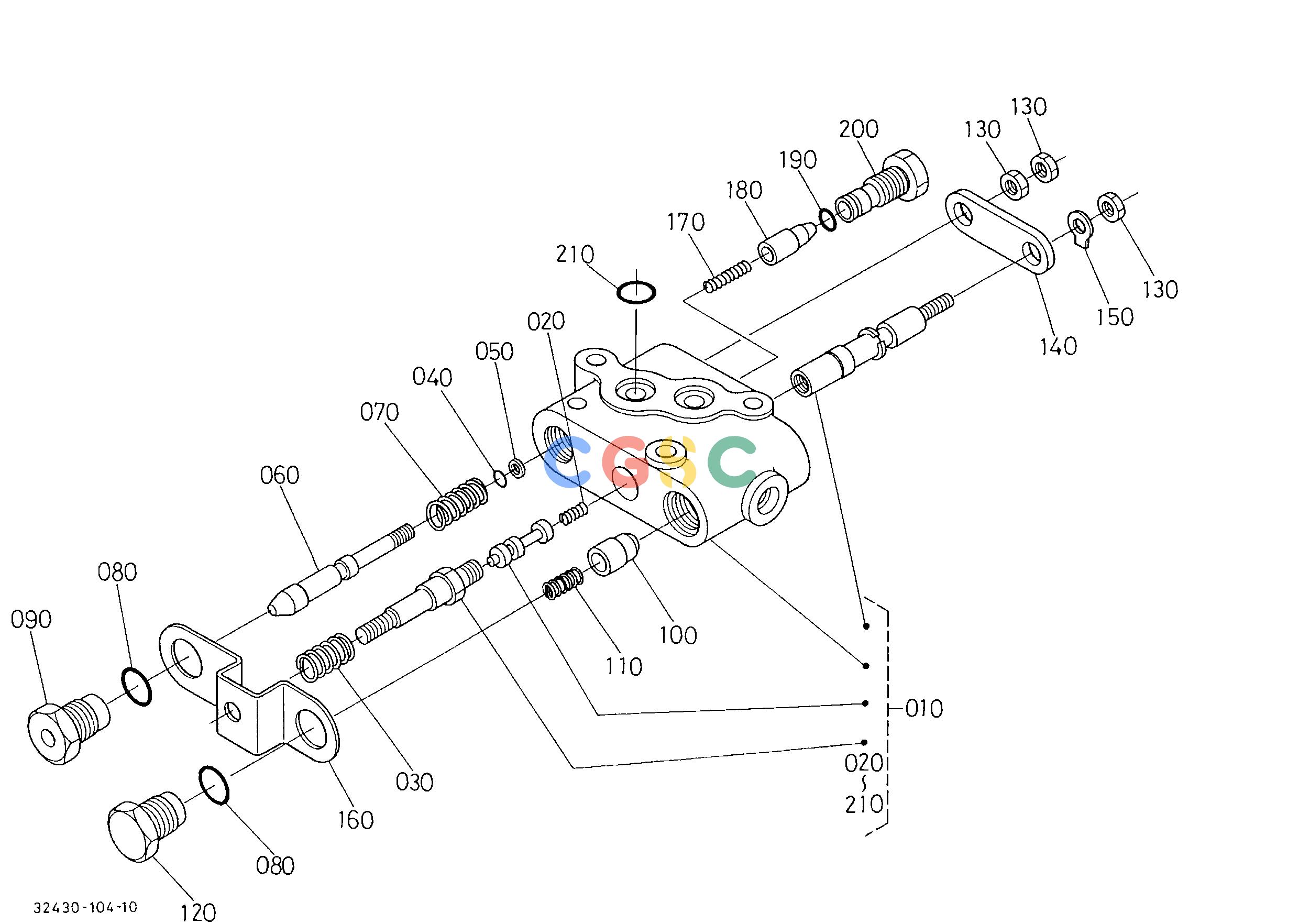 久保田零件查询T08802 CONTROL VALVE (POSITION) [AU] [COMPONENT PARTS] HYDRAULIC SYSTEMEPC Kubota online