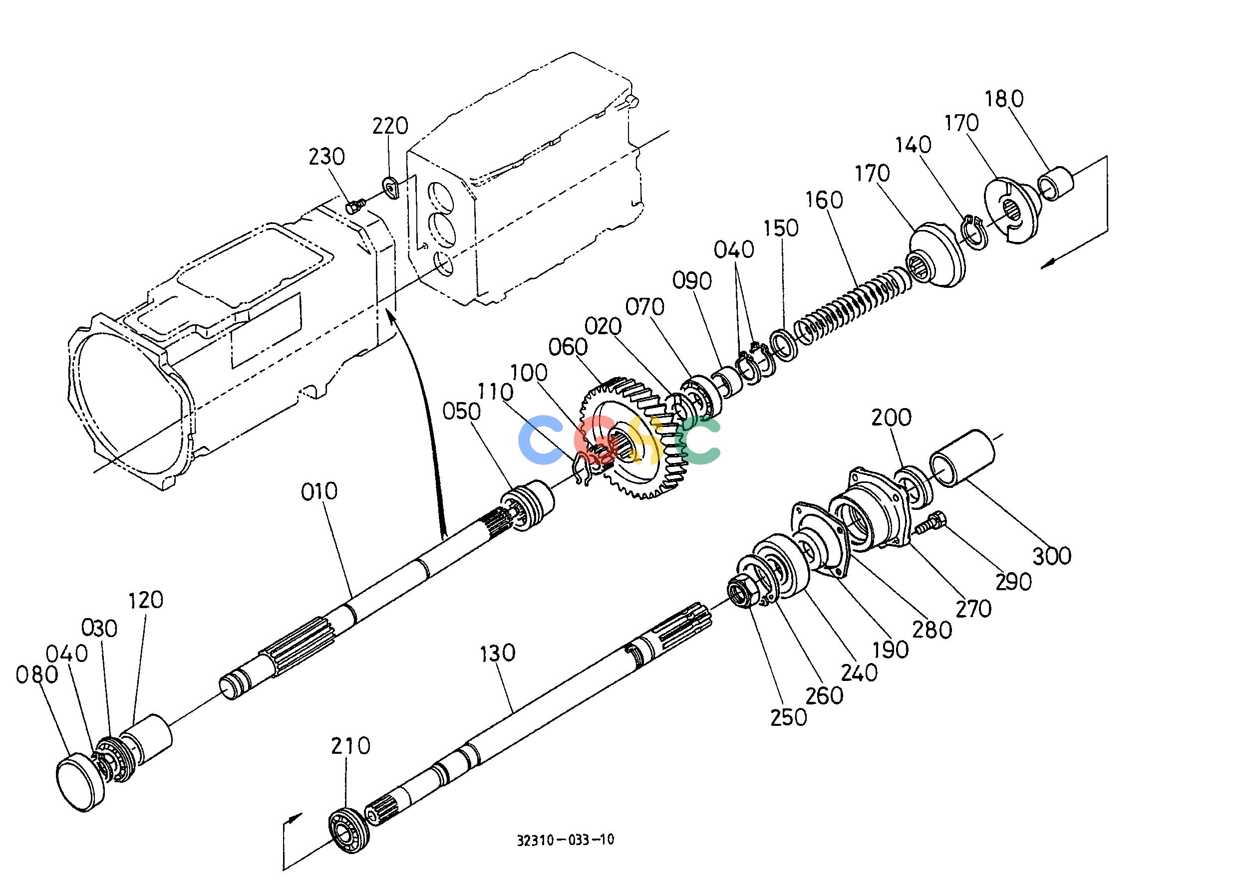 久保田零件查询T04801 PTO COUNTERSHAFT TRANSMISSIONEPC Kubota online