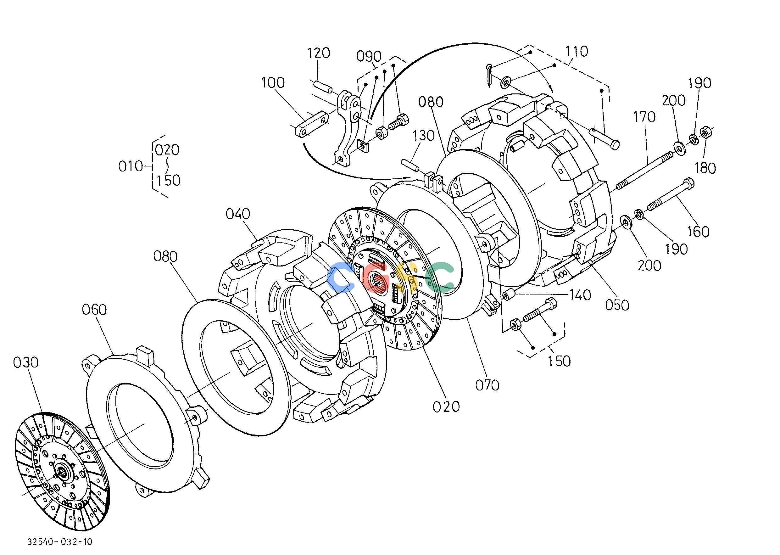 久保田零件查询T05001 CLUTCH (MDT) CLUTCHEPC Kubota online