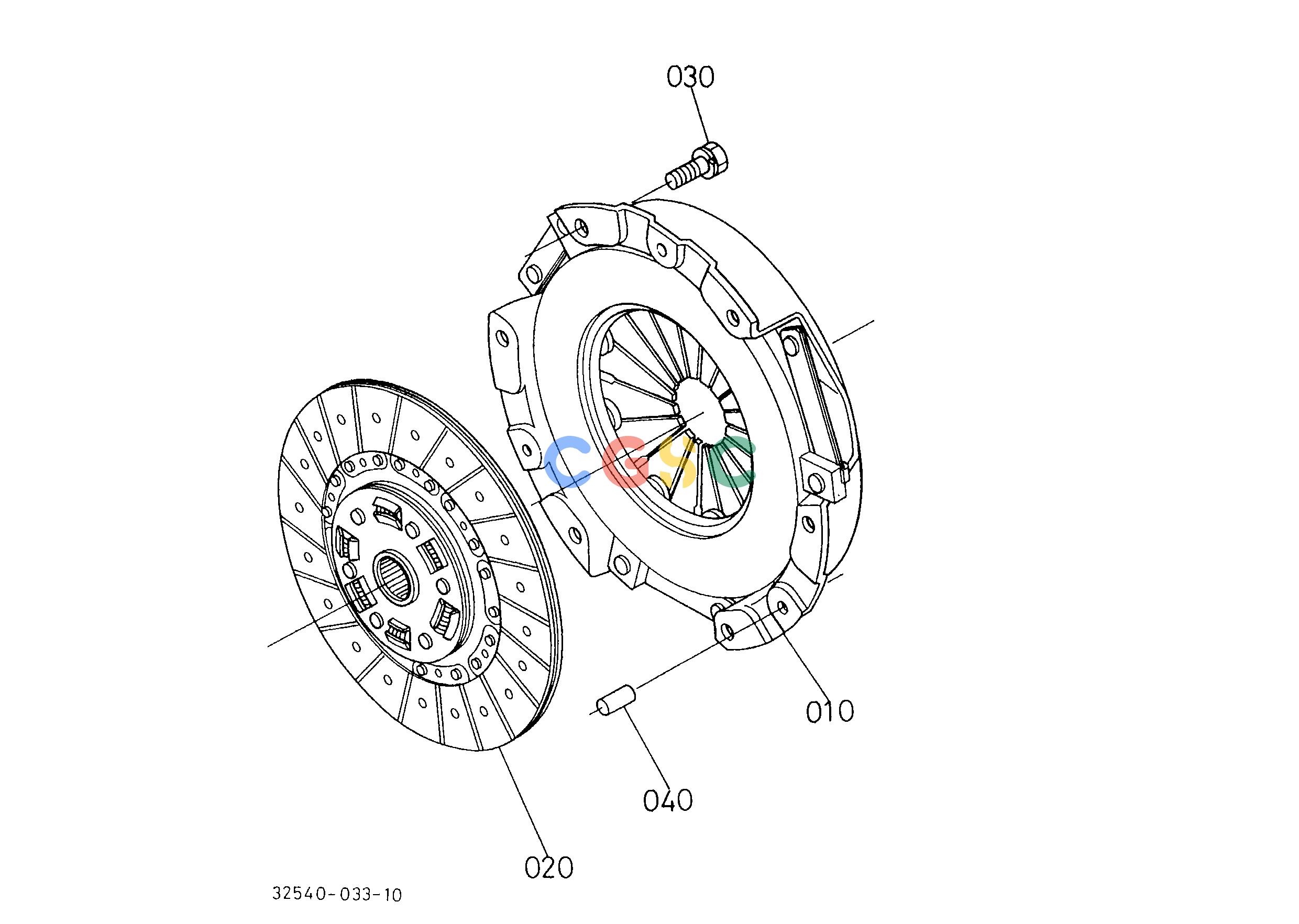久保田零件查询T05002 CLUTCH (HDT) CLUTCHEPC Kubota online